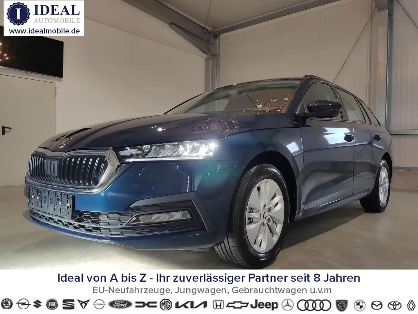 Skoda Octavia Combi 1.5 e-TEC MHEV 150 PS Ambition Automatik-... Bleu - 1