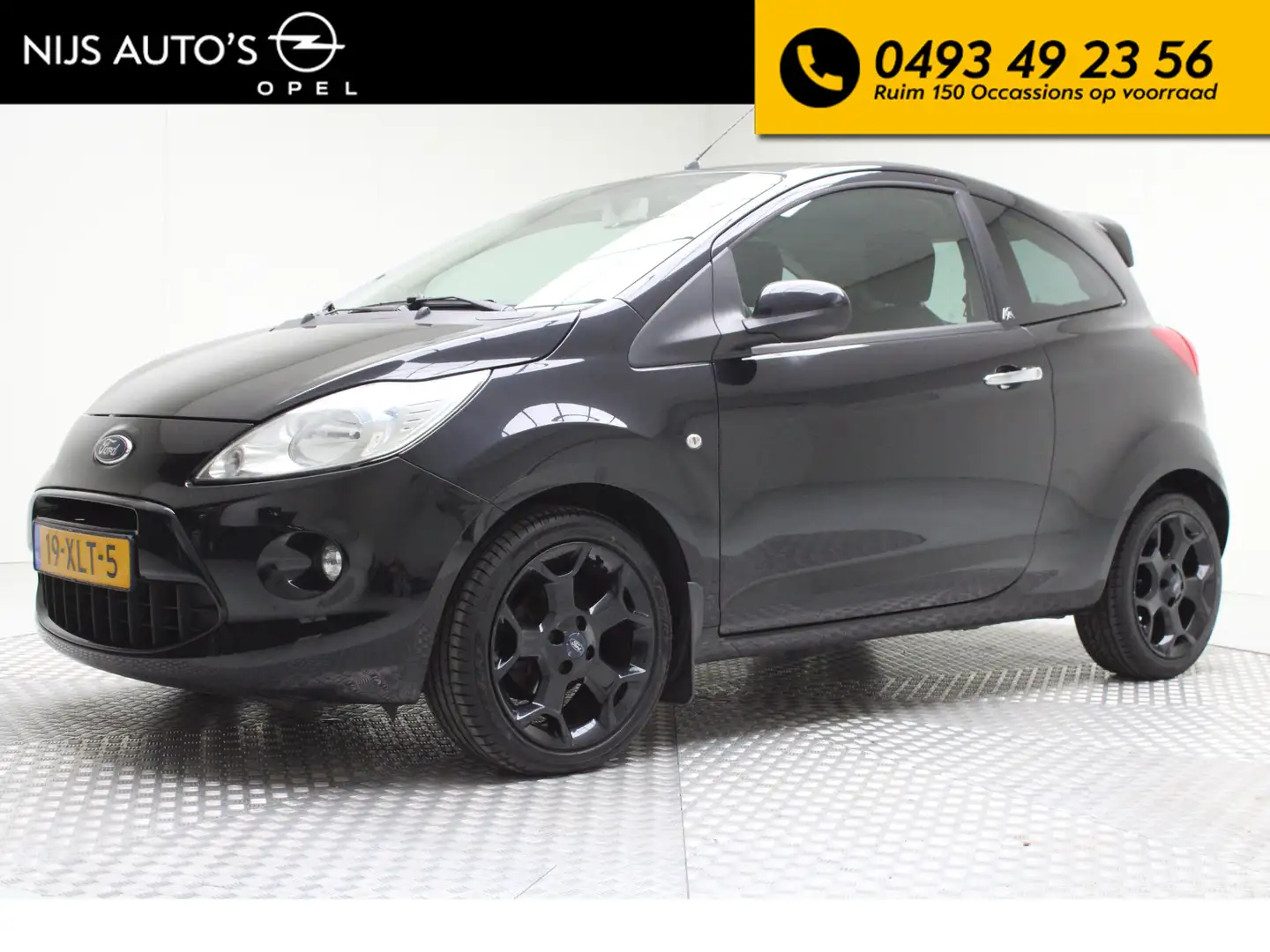 Ford Ka/Ka+ 1.2 Metal start/stop | airco | radio cd | elektr. Zwart - 1
