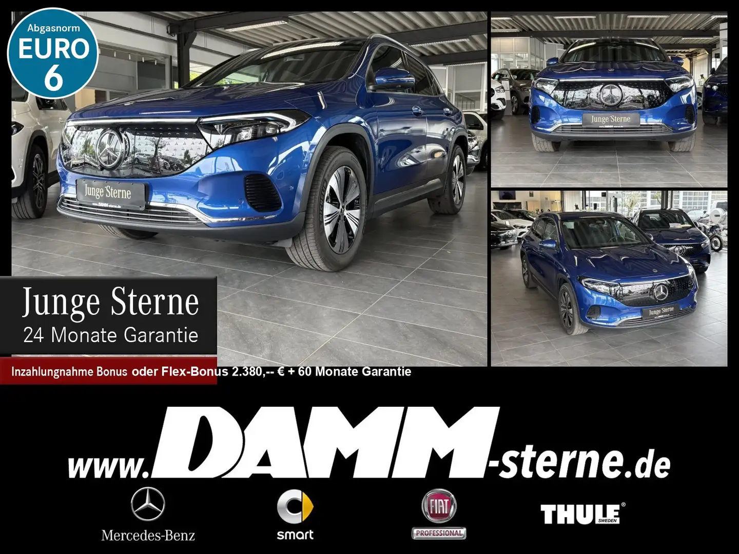 Mercedes-Benz EQA 300 EQA 300 4M Progressive/AHK/Memory/360°/TWA/+Flex Blau - 1