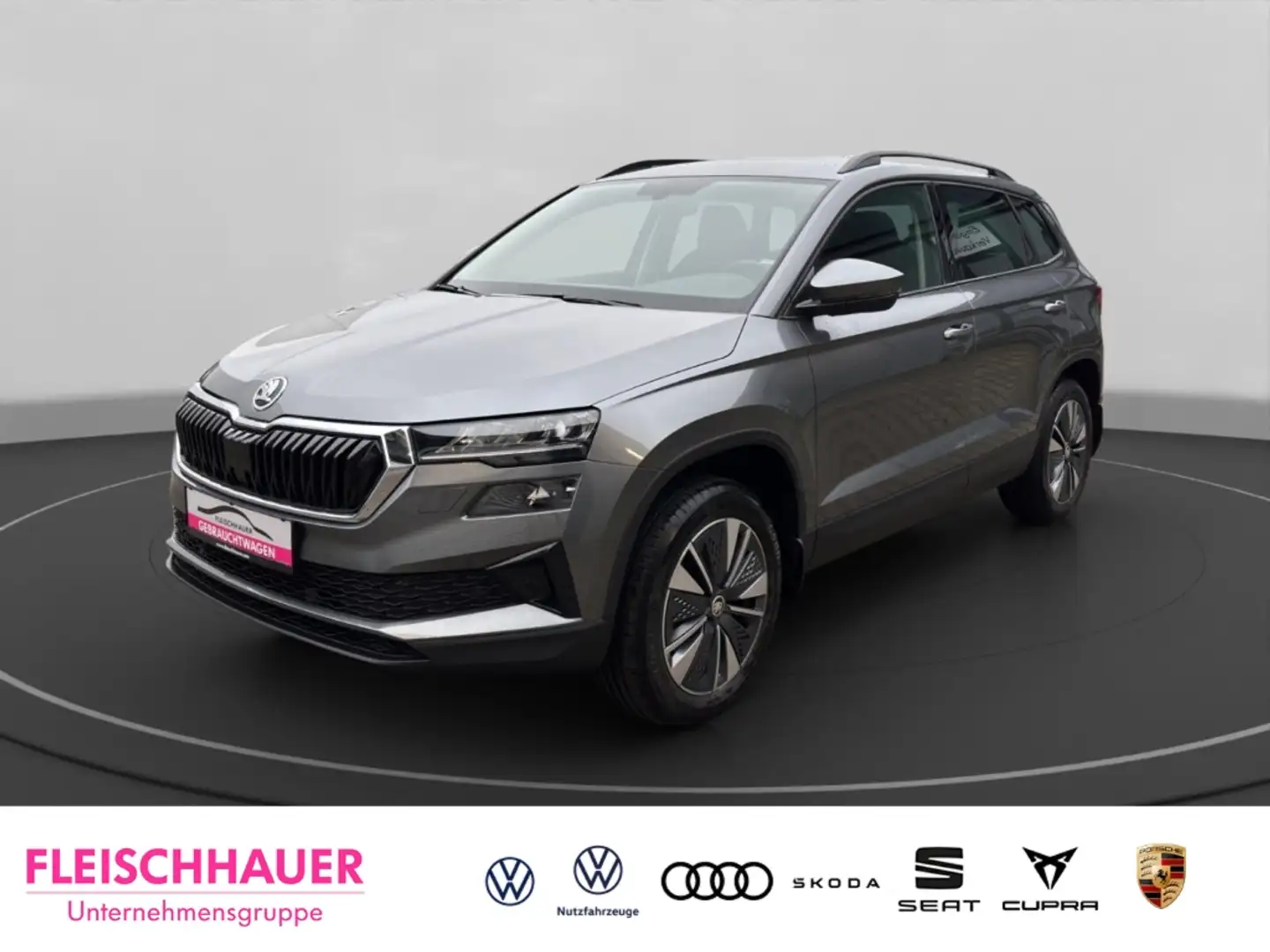 Skoda Karoq 1.5 TSI Selection AHK Lenkrad-heizbar Kamera Grau - 1