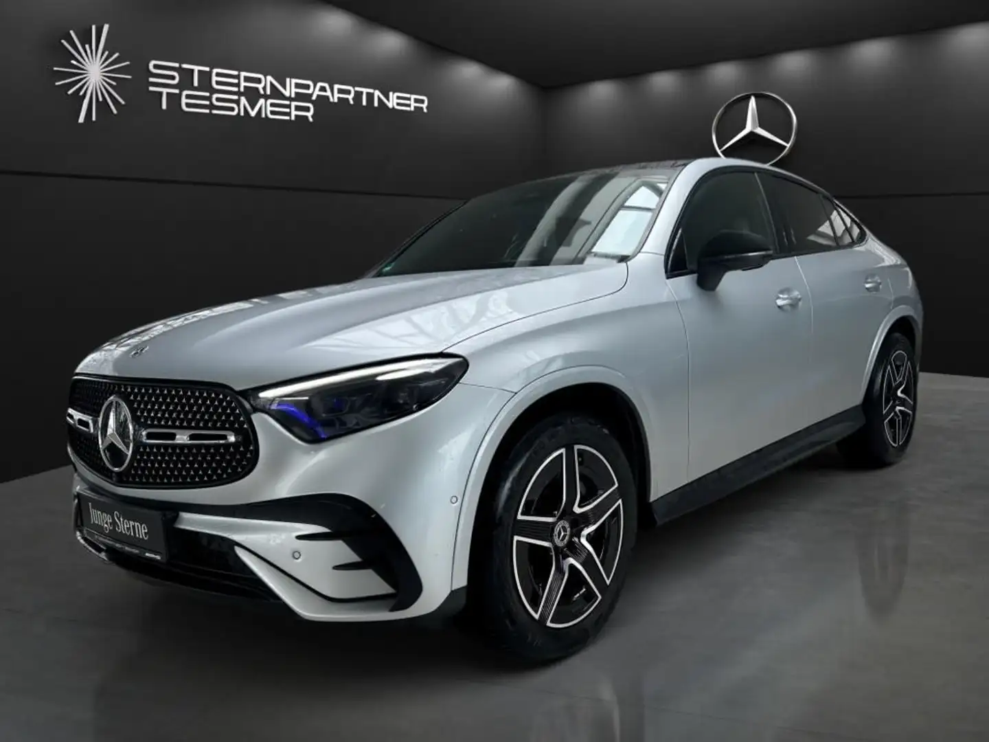 Mercedes-Benz GLC 300 d 4M +AMG+Night+MBUX+Sportausp.+PANO+AHK Argento - 2