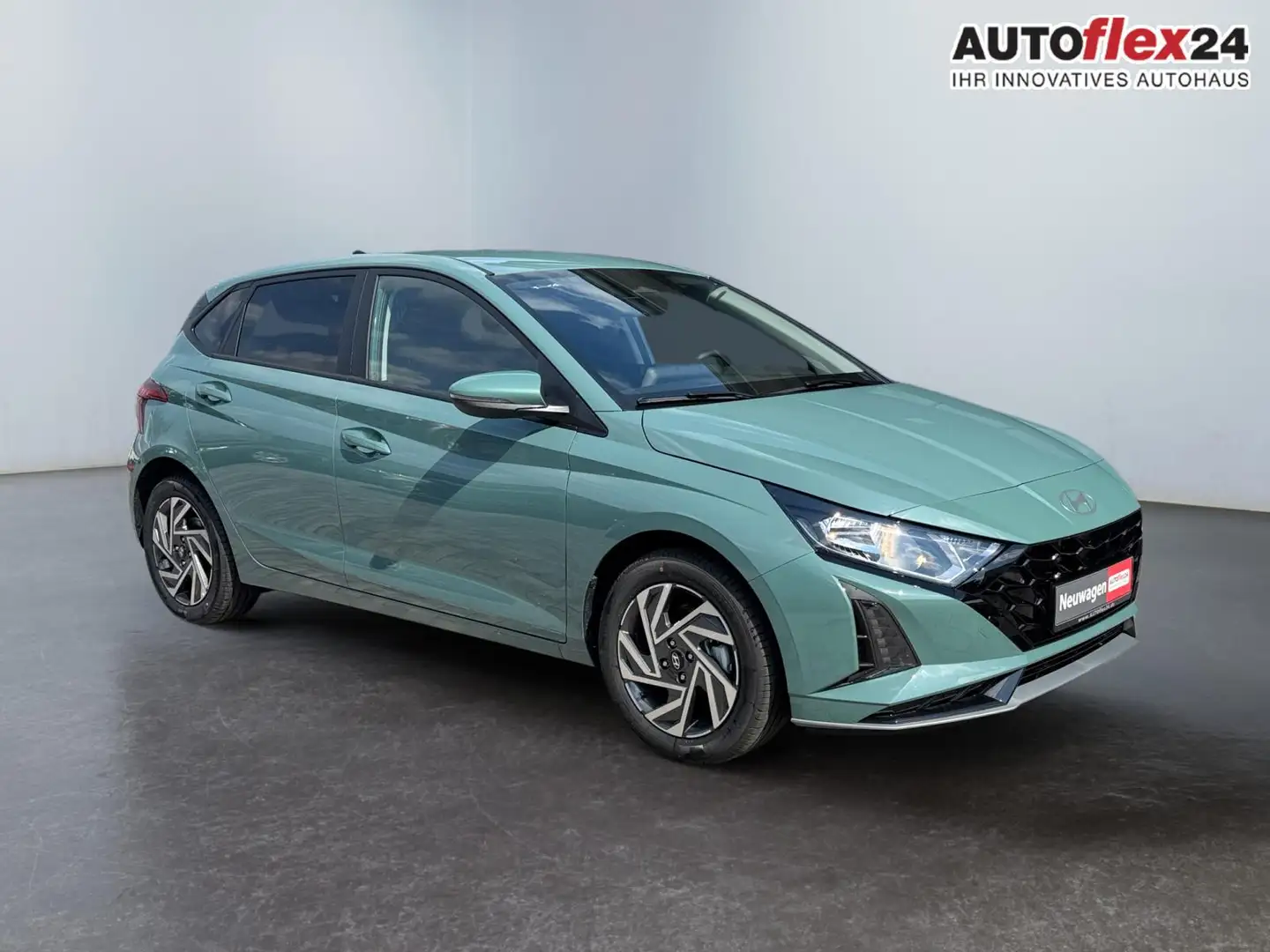 Hyundai i20 1,0 MJ25 Klimaauto Navi DiCo10,25 Kam PDC SpAs ... Verde - 1