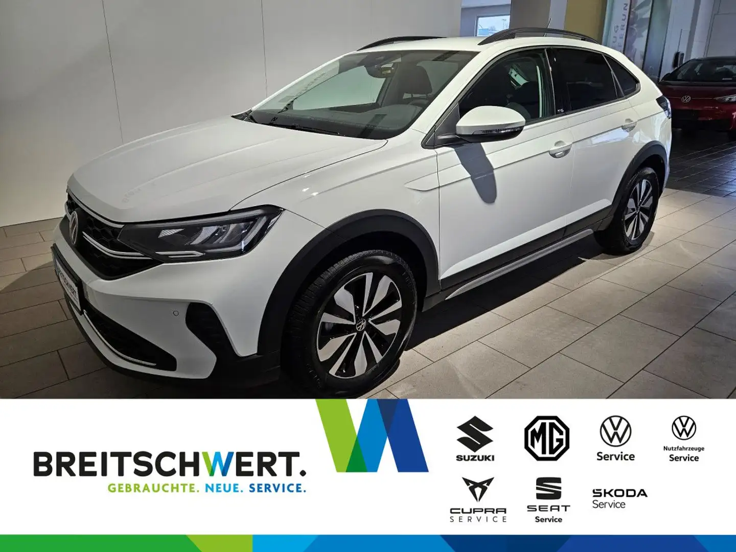 Volkswagen Taigo 1.0 TSI Move DSG AHK LED ACC Navi RFK GJR Weiß - 1