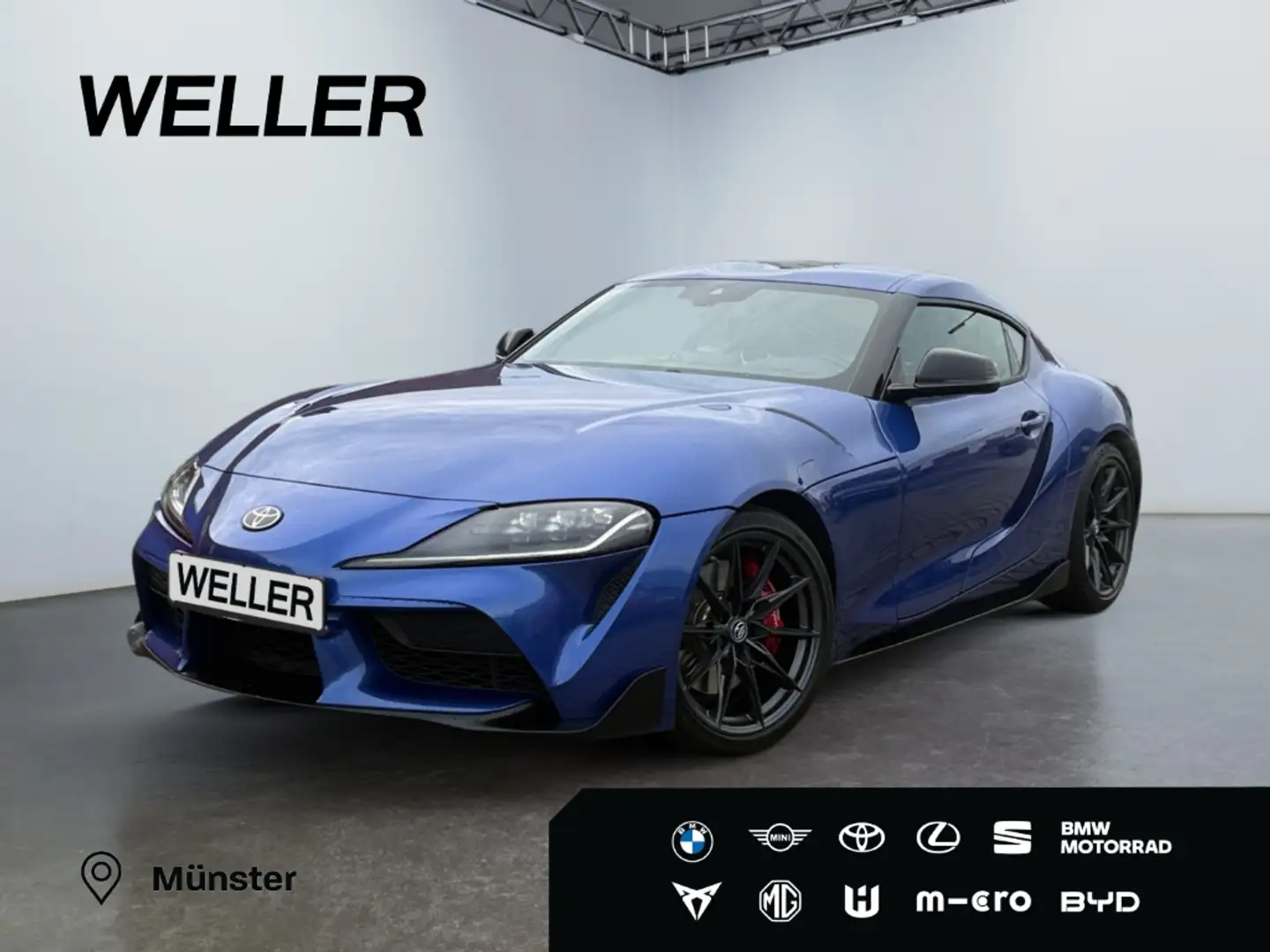 Toyota Supra GR 3.0 Legend *Bi-LED*HUD*Leder*JBL*CAM*PDC* Синий - 1