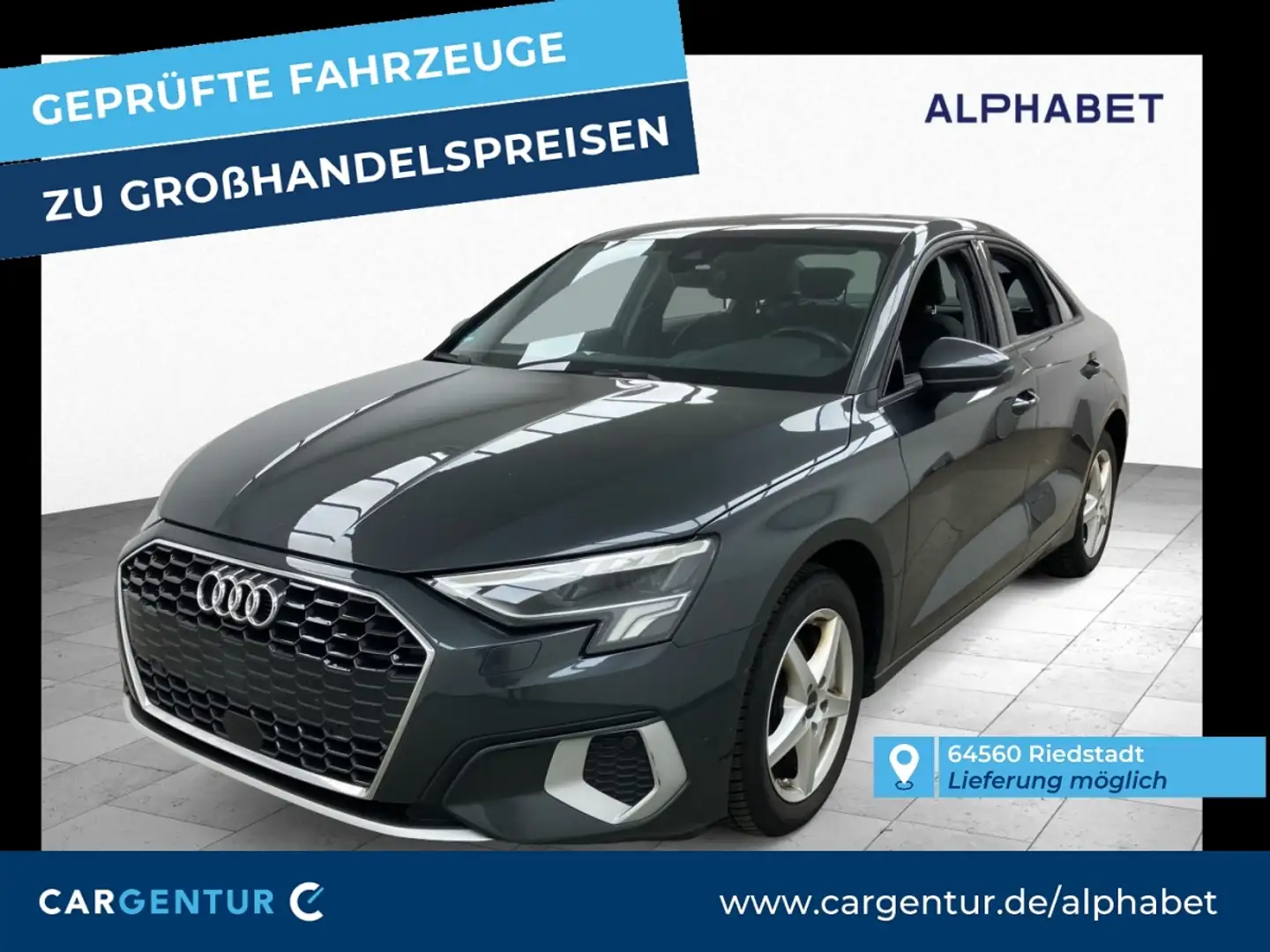 Audi A3 35 2.0 TDI Limousine advanced Virtual BLIS Gris - 1
