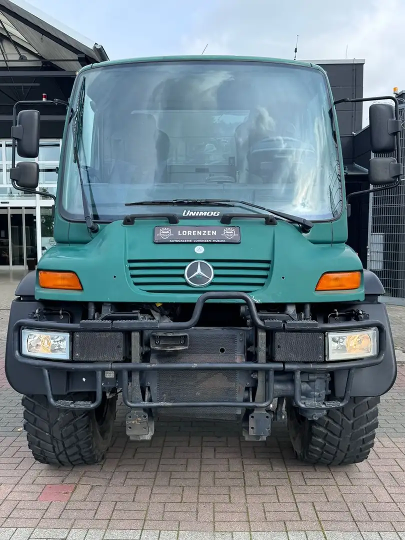 Unimog U400/405-12 4x4 6.4l Ladefläche 1.Hand "Mwst " Green - 2