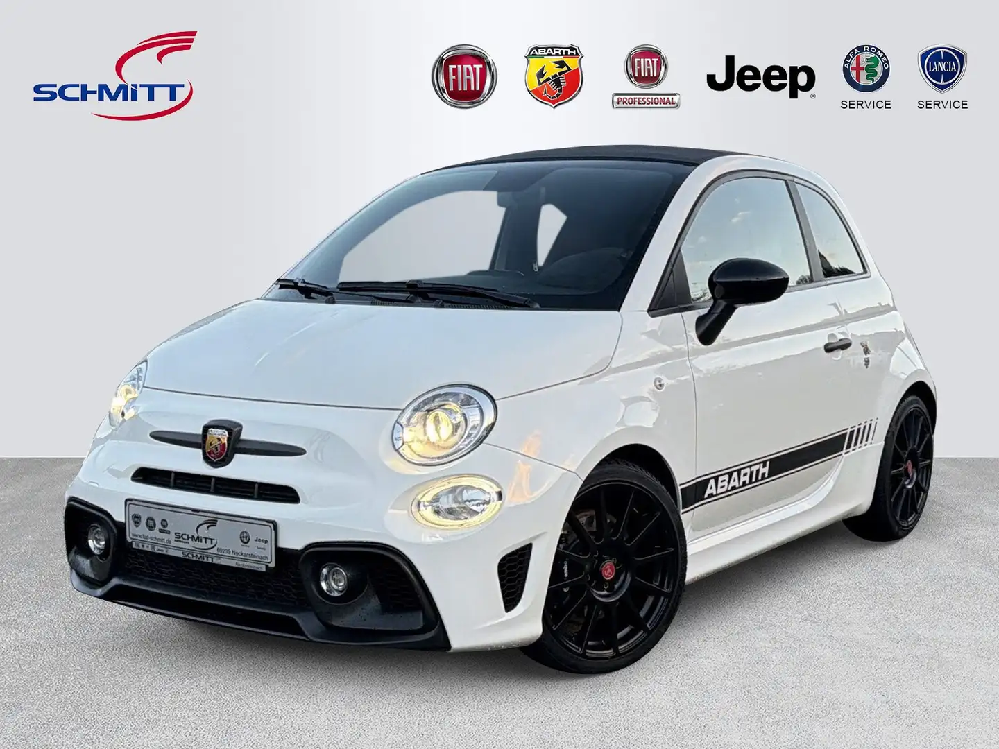 Abarth 595C Cabrio Competizione *Sabelt Sitze * Weiß - 1