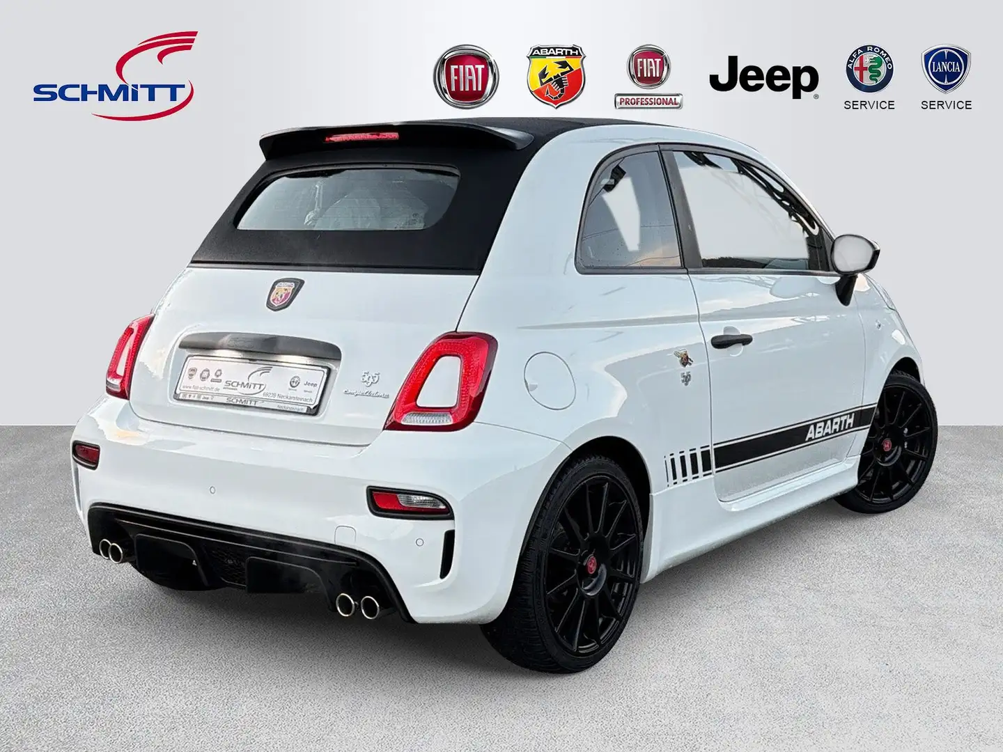 Abarth 595C Cabrio Competizione *Sabelt Sitze * Weiß - 2
