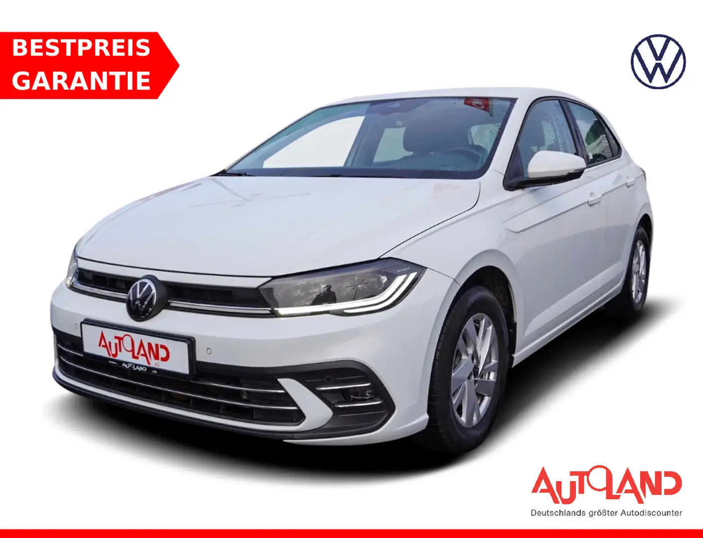 Volkswagen Polo 1.0 TSI Style DSG LED ACC DAB PDC Kamera Weiß - 1