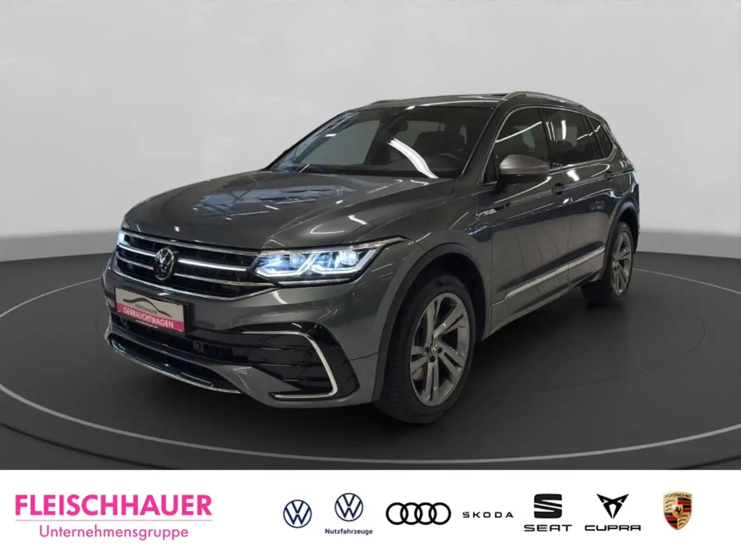 Volkswagen Tiguan Allspace R-Line 2.0 TDI 4M Matrix+AHK+Pano+App-connect Grigio - 1