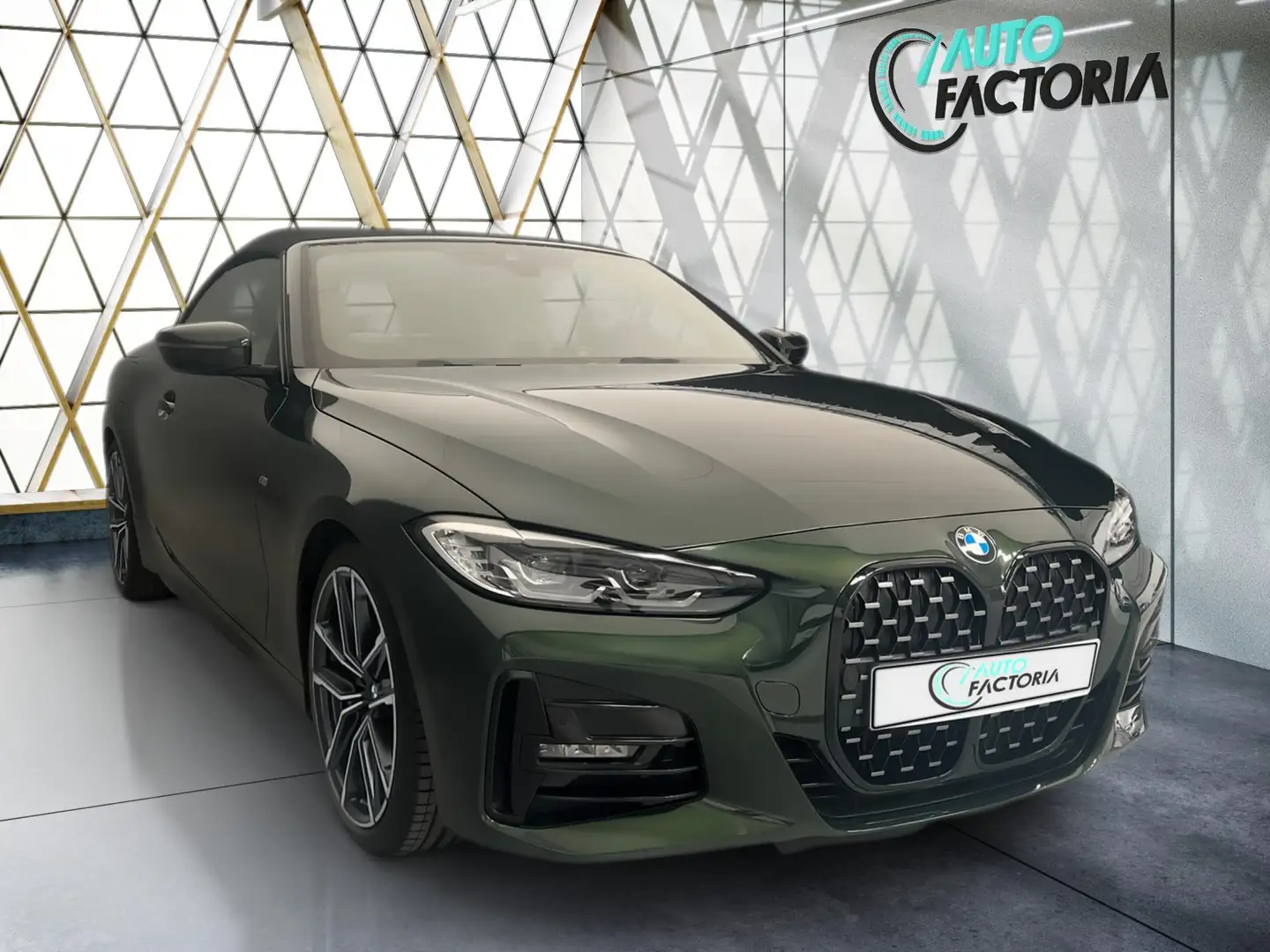 BMW 420 D Cabrio -39% 190cv BVA8 M Sport+GPS+CUIR+Options Vert - 2
