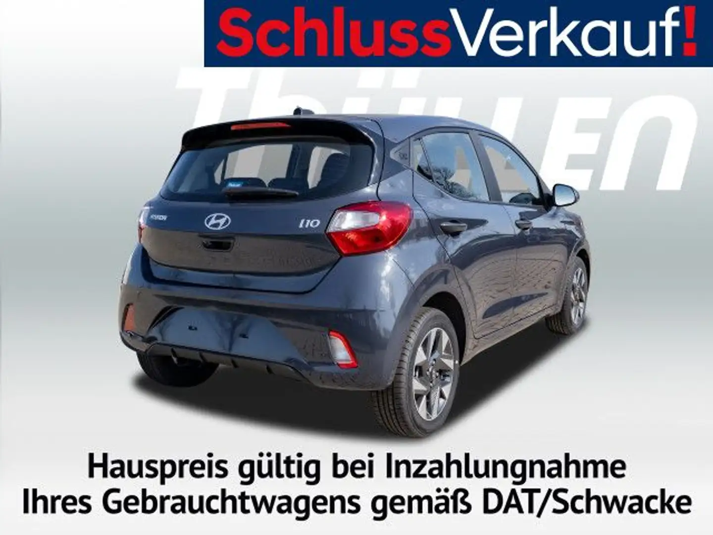Hyundai i10 MY25 1.0 Benzin 5-M/T Trend, Komfortpaket Navi Gris - 2