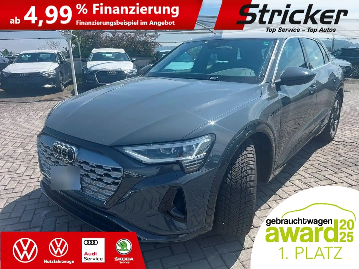 Audi Q8 e-tron advanced 55 594,-ohne Anzahlung Matrix Kamera Grau - 2