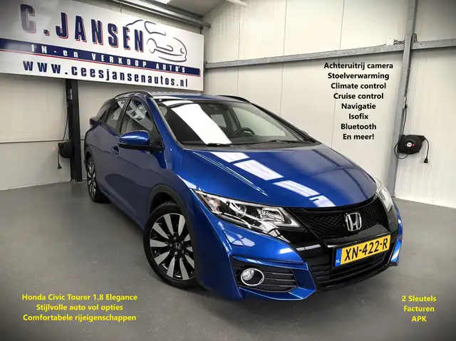 Honda Civic Tourer 1.8 Elegance Prachtige auto!! | Achteruitri