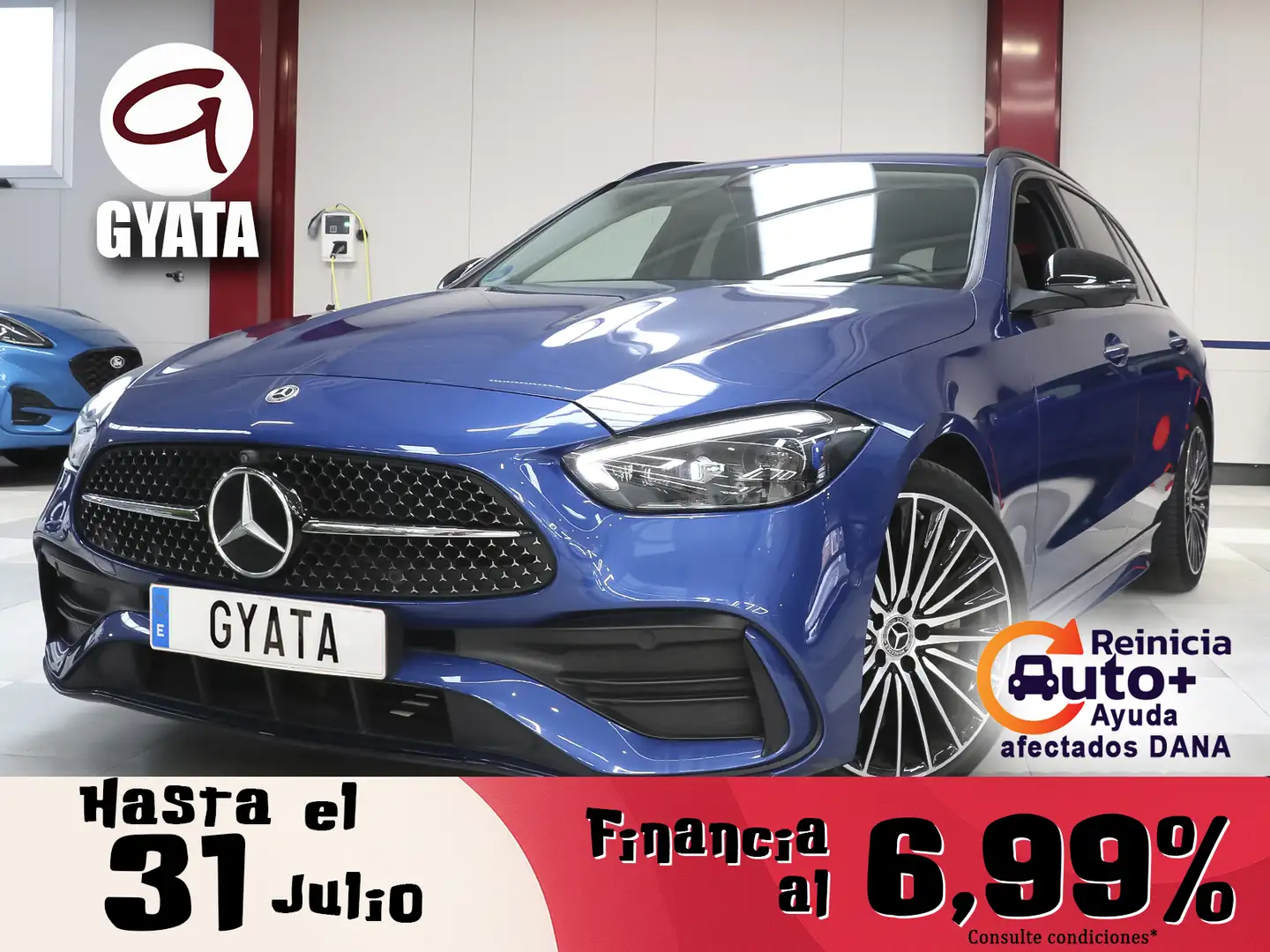 Mercedes-Benz C 220 Estate 220d 9G-Tronic Azul - 1