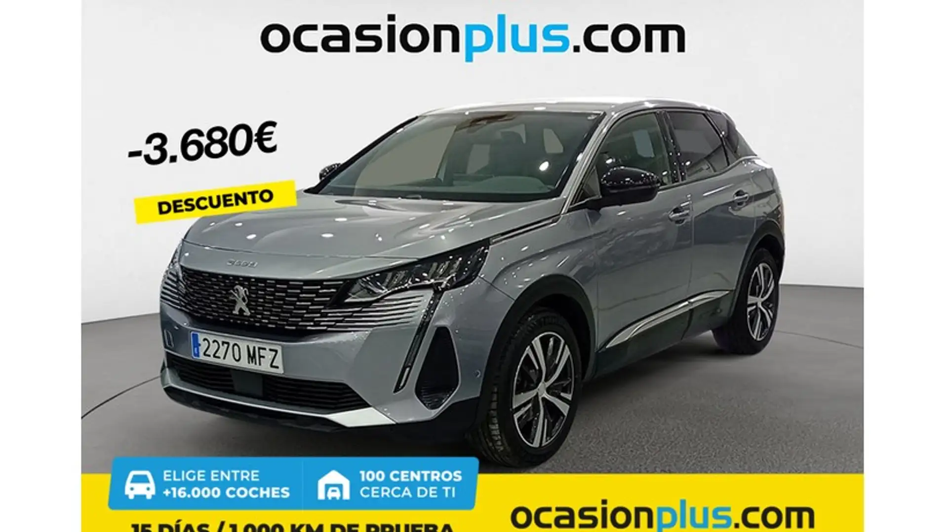 Peugeot 3008 1.2 PureTech S&S Allure 130 Gris - 1