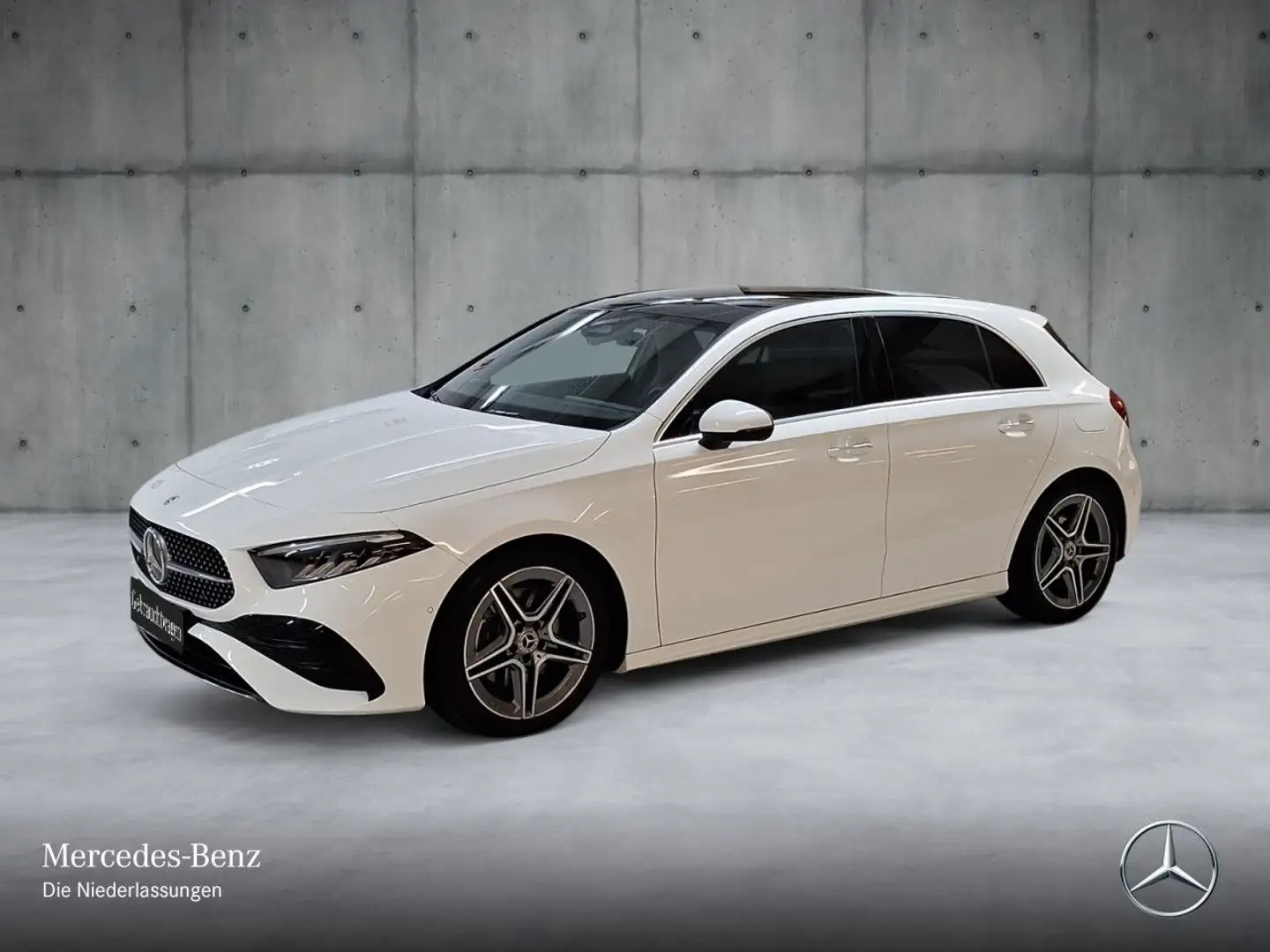 Mercedes-Benz A 220 d AMG+PANO+LED+BURMESTER+KAMERA+TOTW+KEYLESS Weiß - 2
