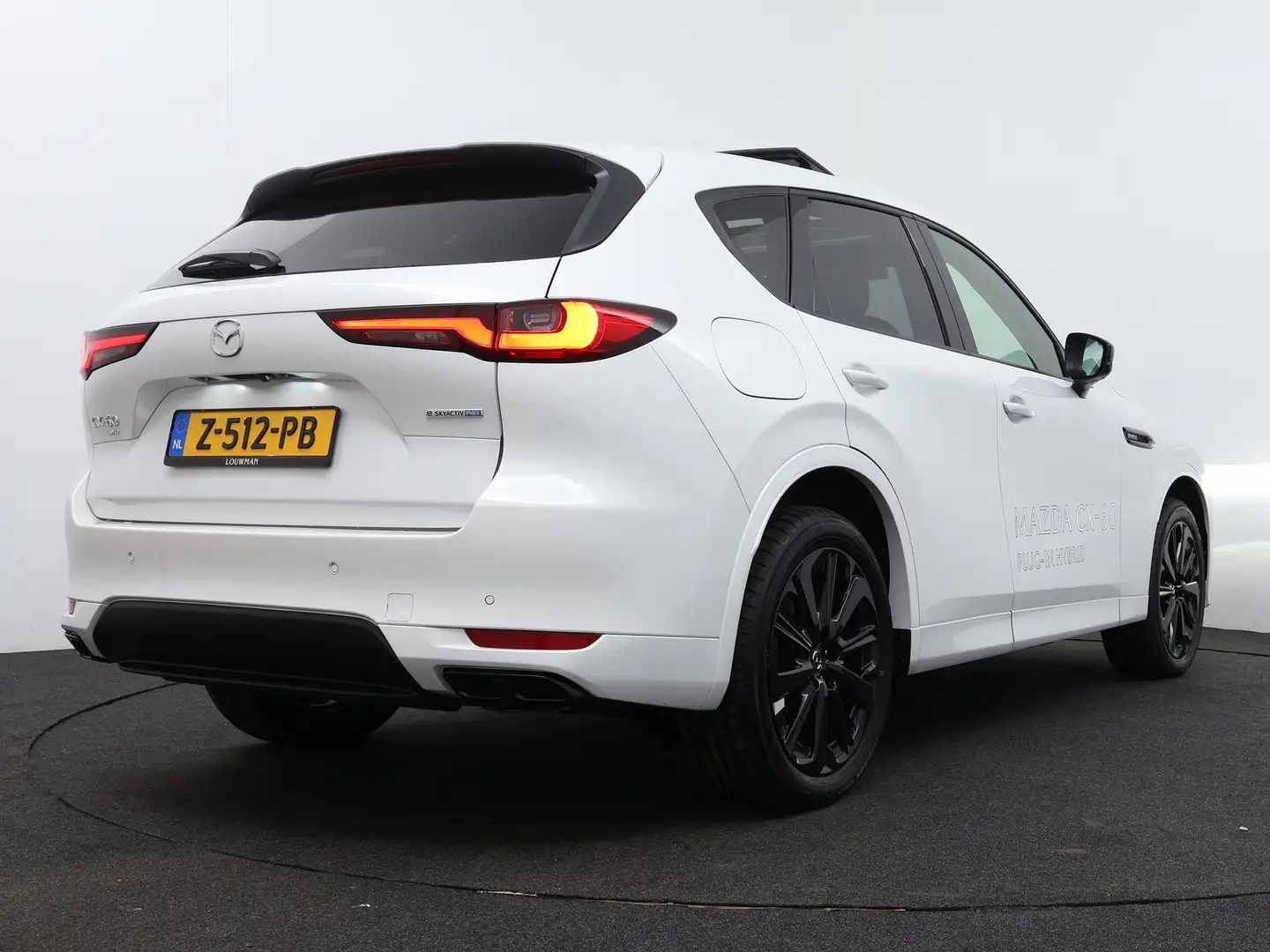 Mazda CX-60 2.5 e-SkyActiv PHEV Homura met alle optiepakketten Wit - 2
