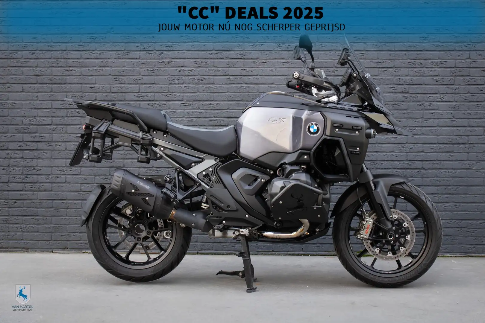 BMW R 1300 GS Adventure Triple Black / Van Harten Design! / Adaptieve rijh Zwart - 1