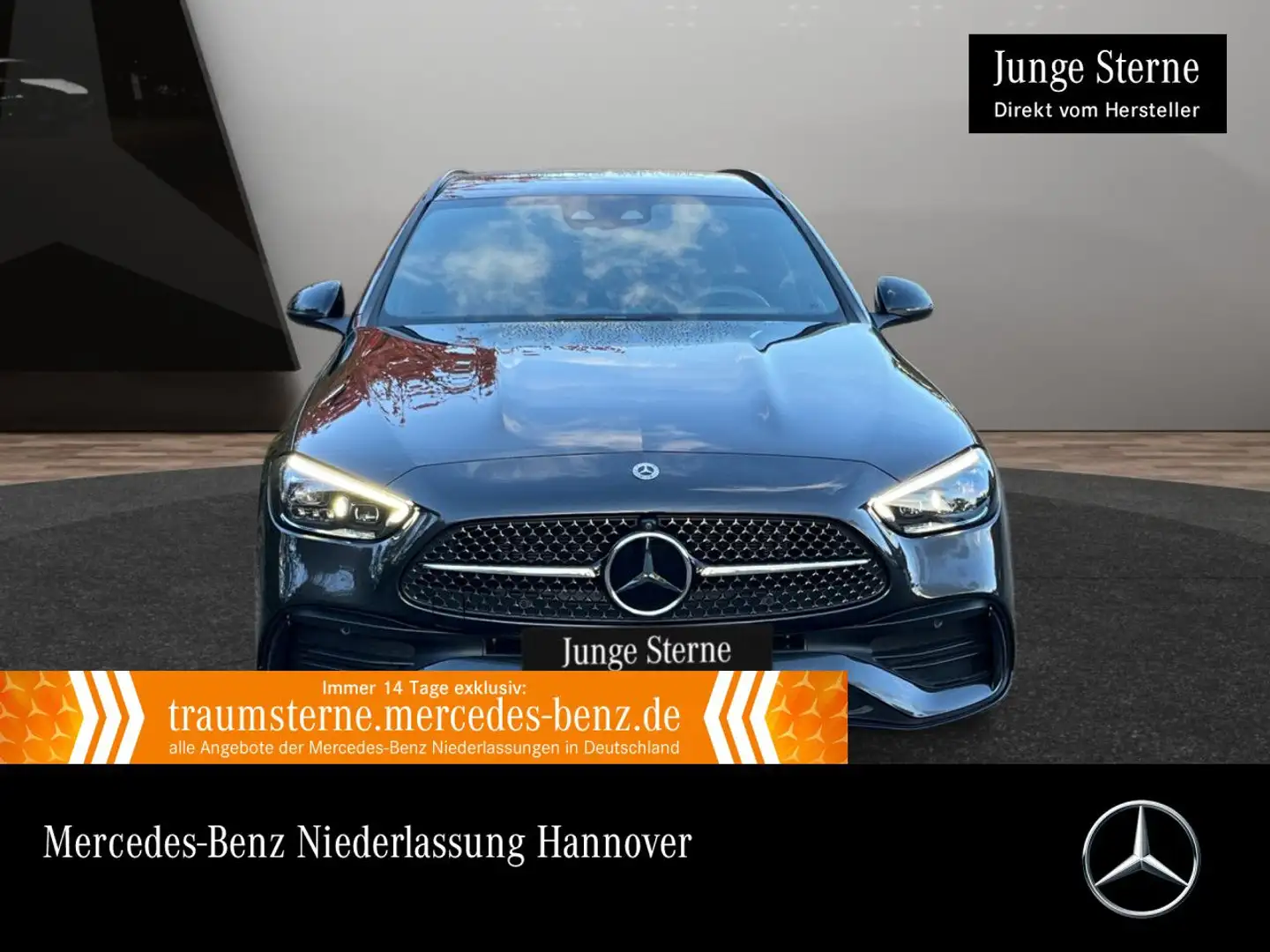Mercedes-Benz C 220 d T AMG+NIGHT+360+BURMESTER+KEYLESS+9G Grau - 1