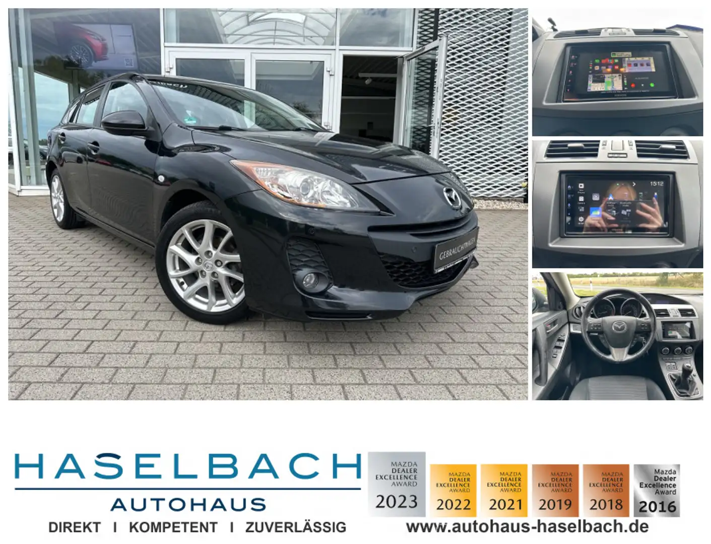 Mazda 3 EDITION Klimaaut Einparkhilfe Sitzheizg SH-gepfleg Schwarz - 1