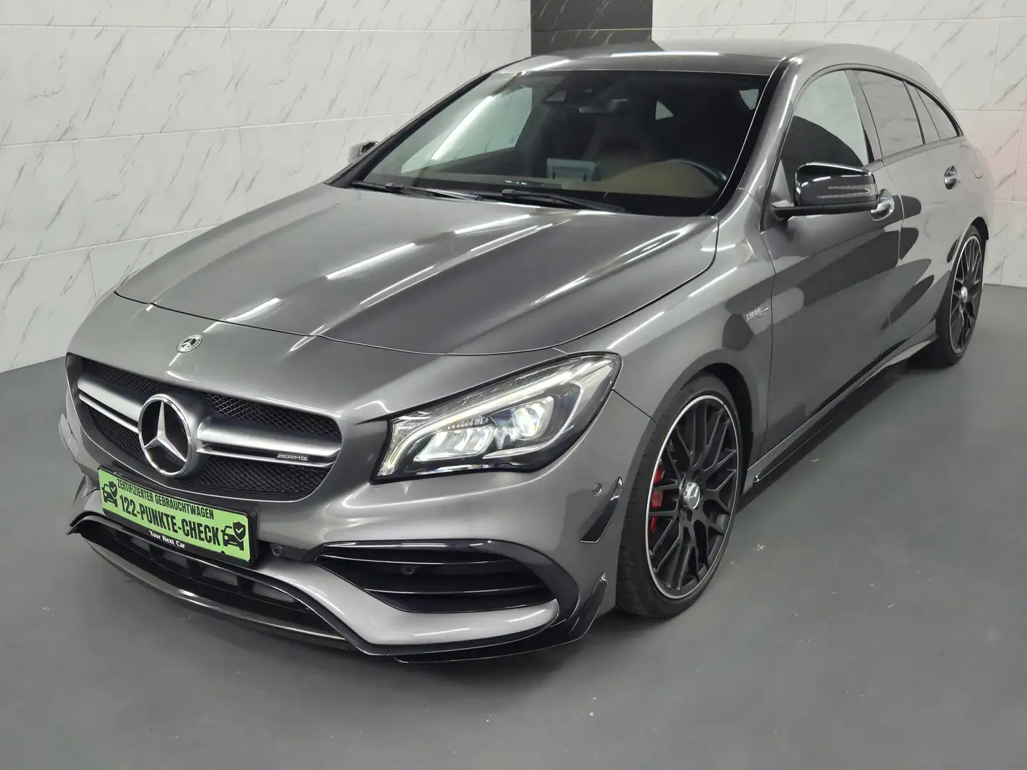Mercedes-Benz CLA 45 AMG 4 Matic+Leder+Kam+H&K+Memory+Ambiente Grau - 1