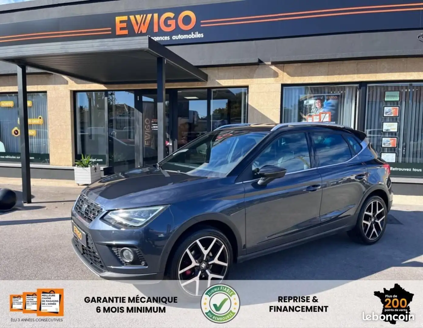 SEAT Arona 1.0 ECOTSI 115CH START-STOP FR 1ERE MAIN Gris - 1