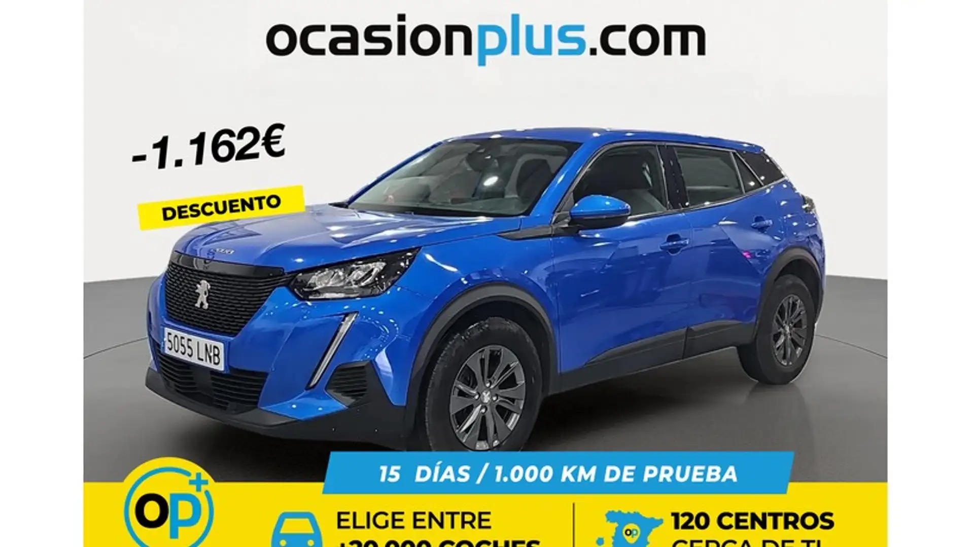 Peugeot 2008 1.2 PureTech S&S Active Pack 100 Bleu - 1