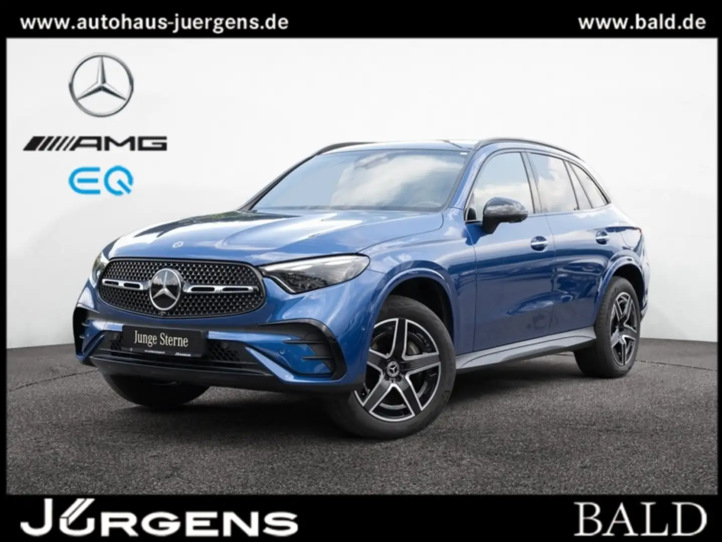 Mercedes-Benz GLC 400 e 4M AMG-Sport/Pano/AHK/Night/Distr/360 Modrá - 2