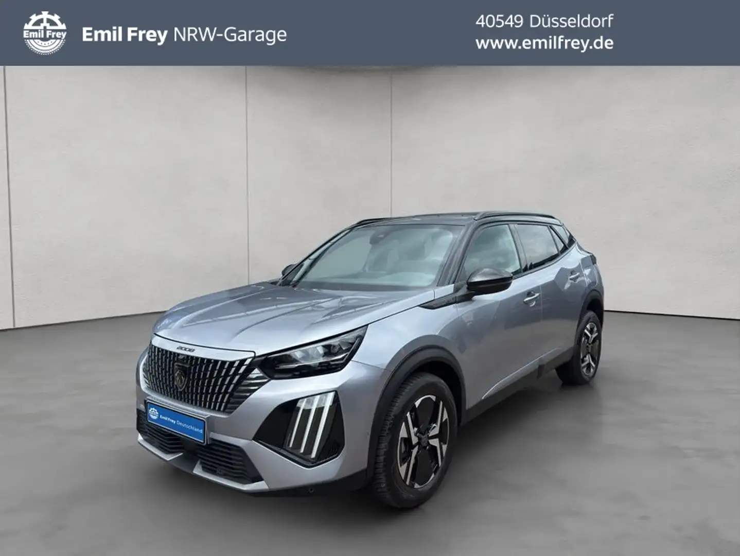 Peugeot 2008 PureTech 130 EAT8 GT AHK+LED+NAVI+SHZ Argent - 1