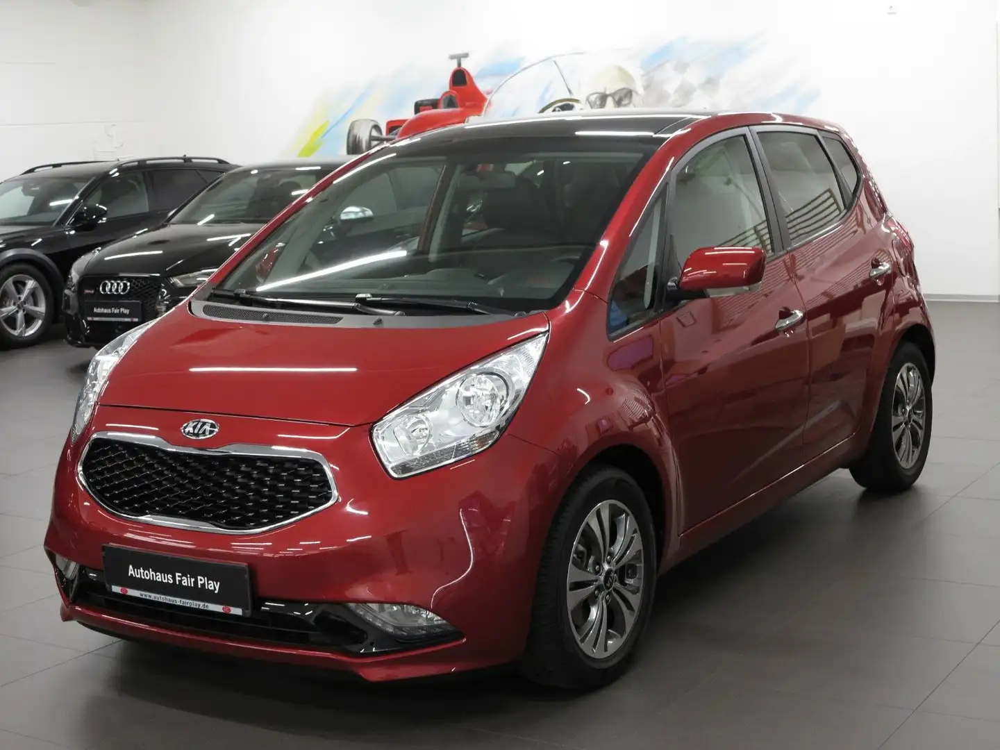 Kia Venga Dream Team 1.6  unfallfrei/abs. Neuwertig! Красный - 1