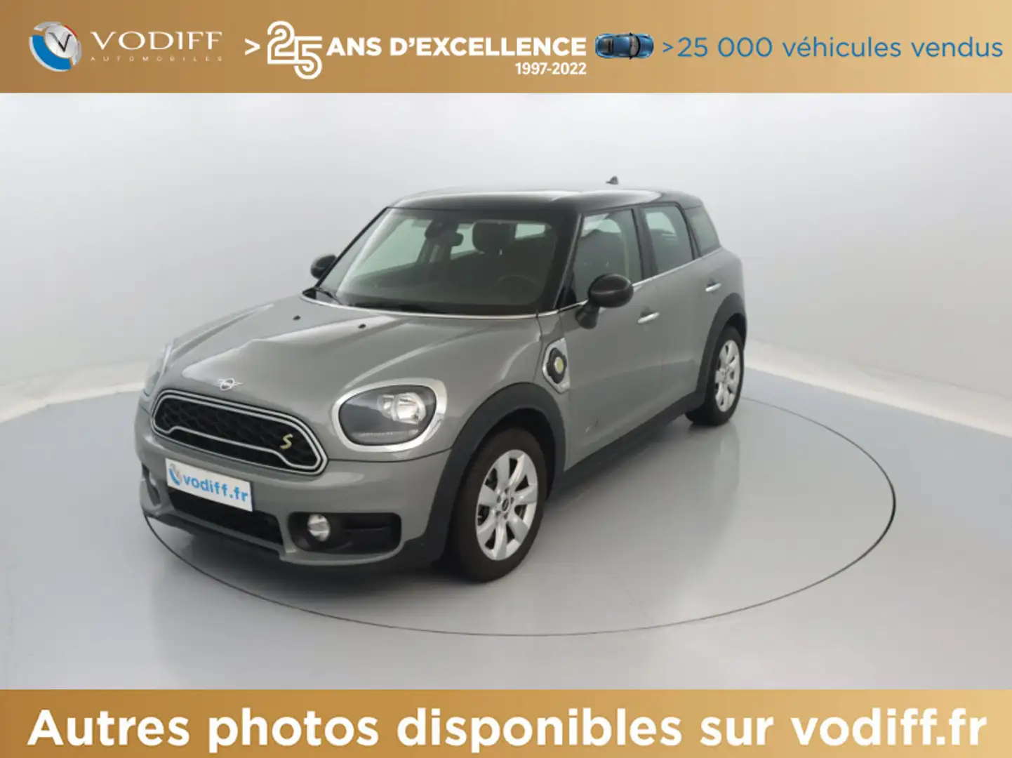 MINI COOPER SE HYBRID 136 + 88 CV ALL4 BVA Gris - 1