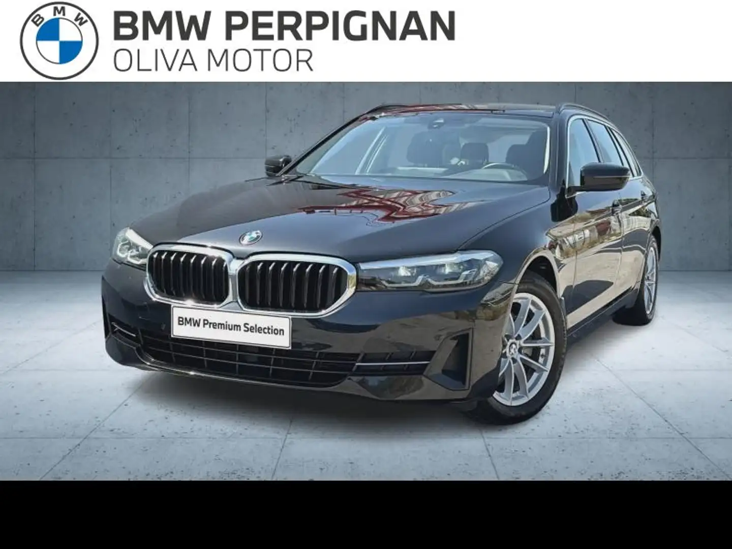 BMW 520 520dA 190ch Lounge Steptronic Noir - 1