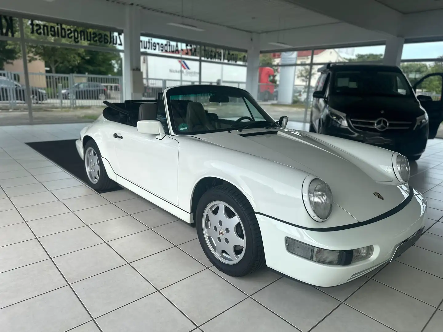Porsche 964 911 Carrera 2 Cabriolet Weiß - 2