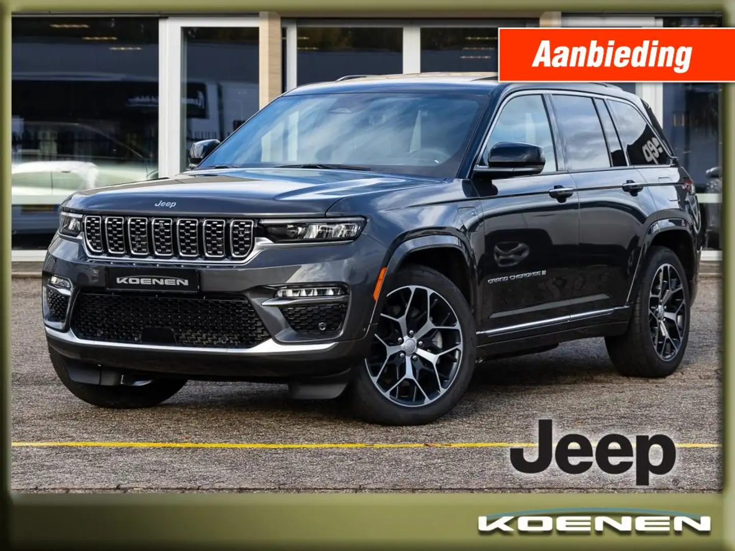 Jeep Grand Cherokee 4xE Summit Reserve SUPER AKTIE Grijs - 1