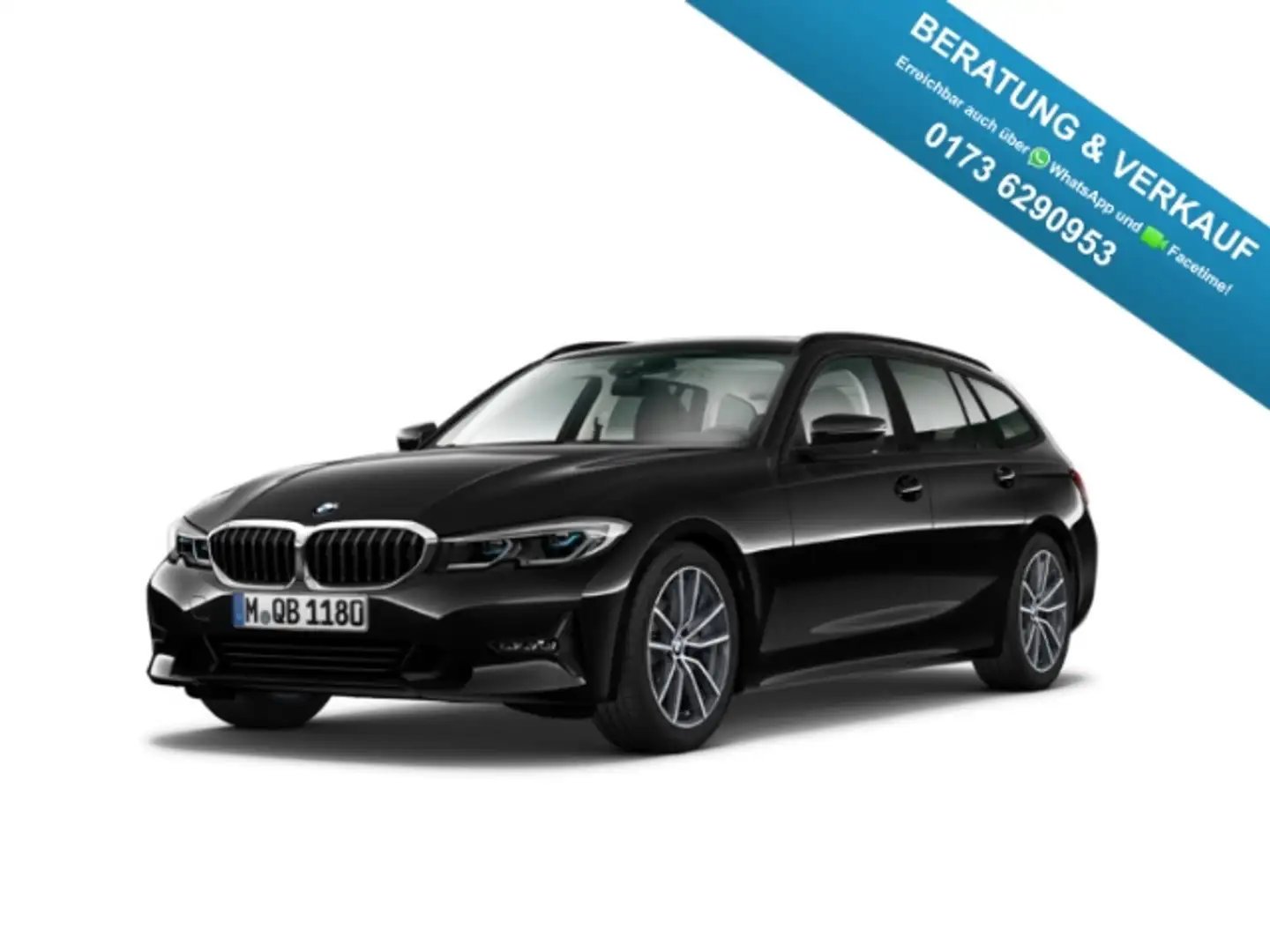 BMW 320 D A AHK-klappbar AHK Navi Digitales Cockpit Sounds Schwarz - 1