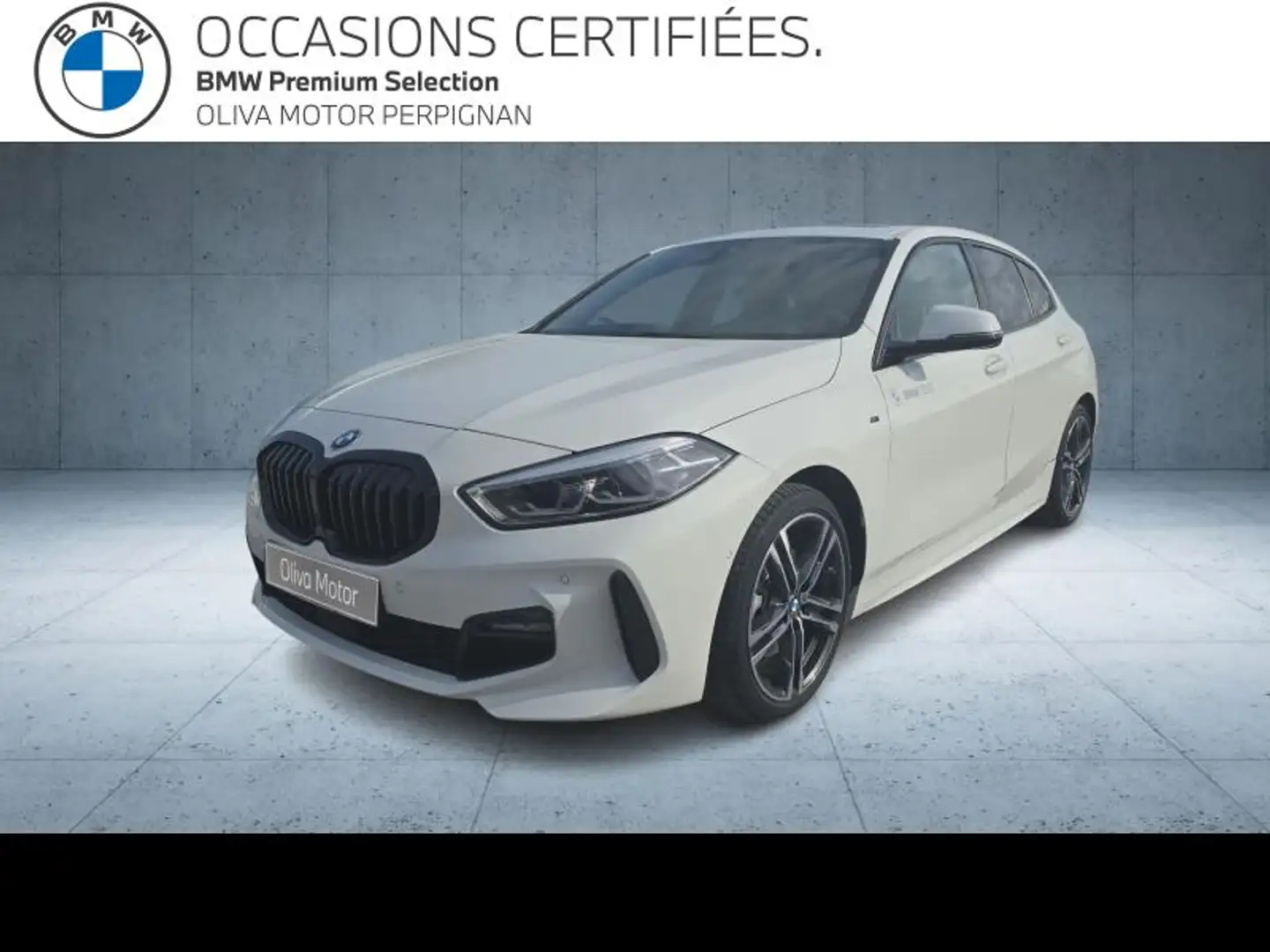 BMW 118 118iA 136ch M Sport DKG7 Blanc - 1