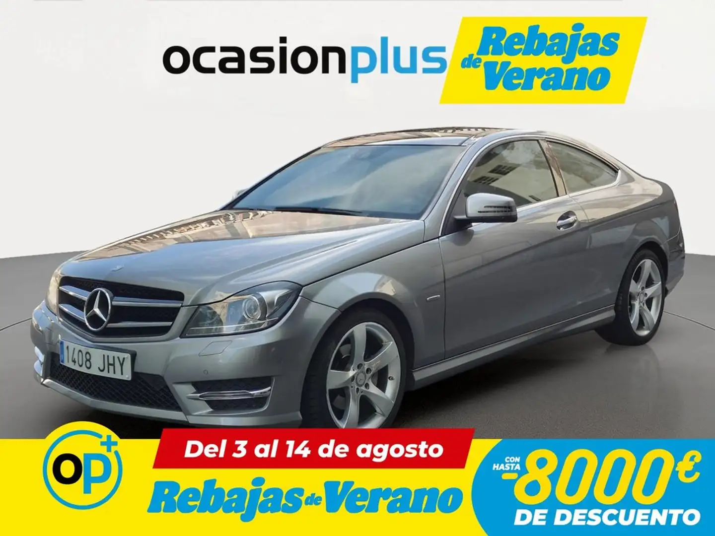Mercedes-Benz C 220 Coupé 220CDI BE 7G Plus Gris - 1