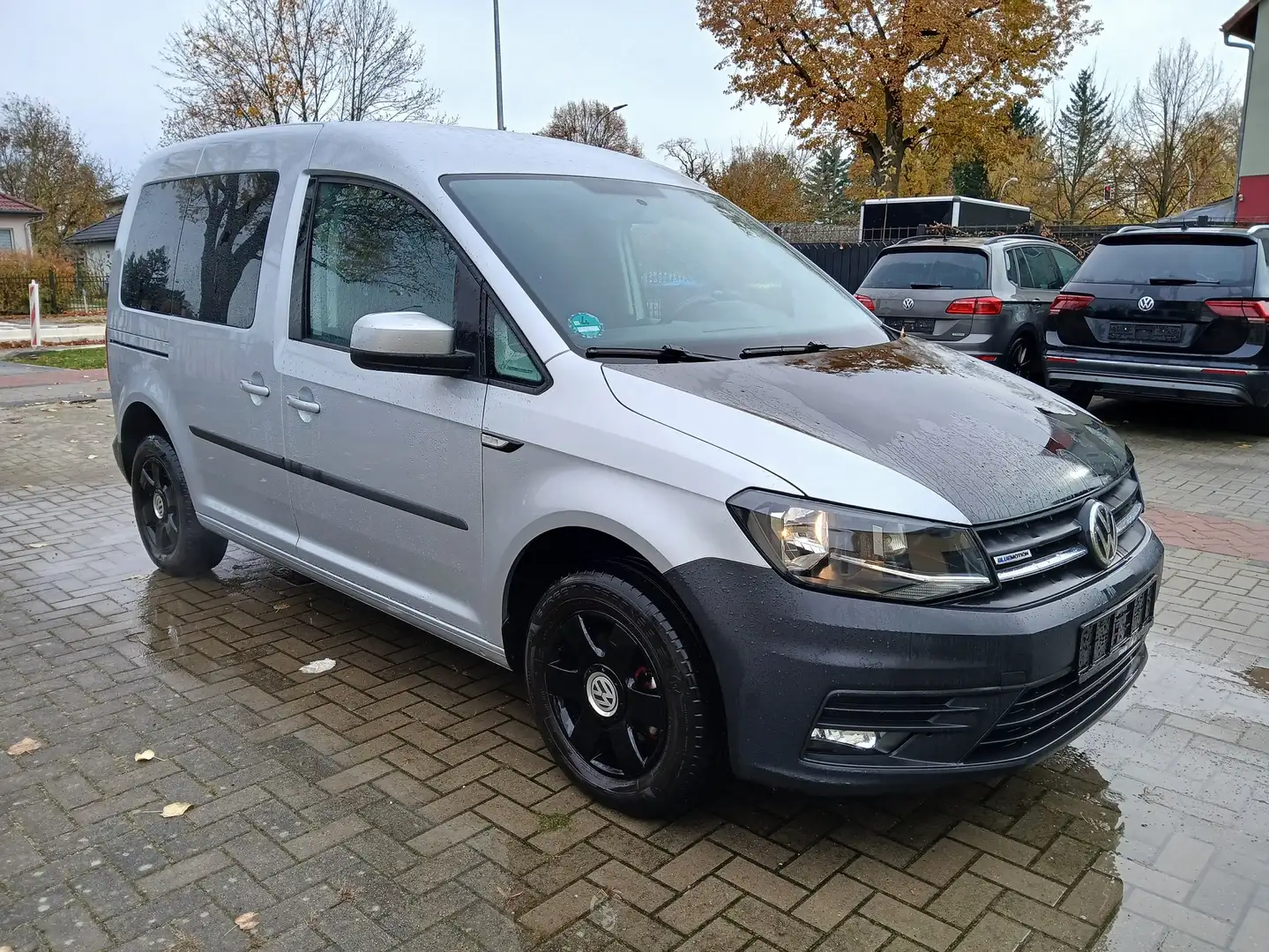 Volkswagen Caddy 1.4 (5 Si.) TGI ERDGAS BlueMotion Klima Euro6 Argent - 2