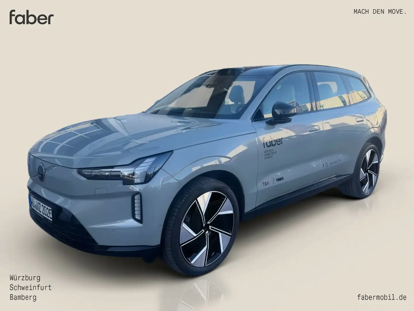 Volvo EX90 Twin Motor Performance Ultra AWD Grau - 2