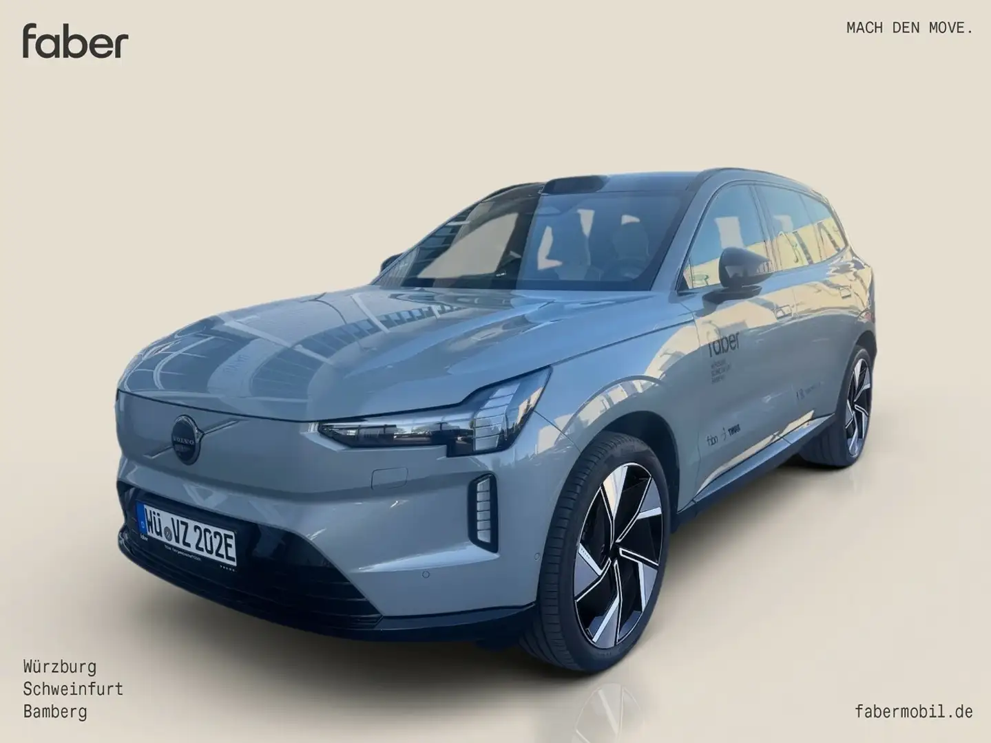 Volvo EX90 Twin Motor Performance Ultra AWD Grau - 1