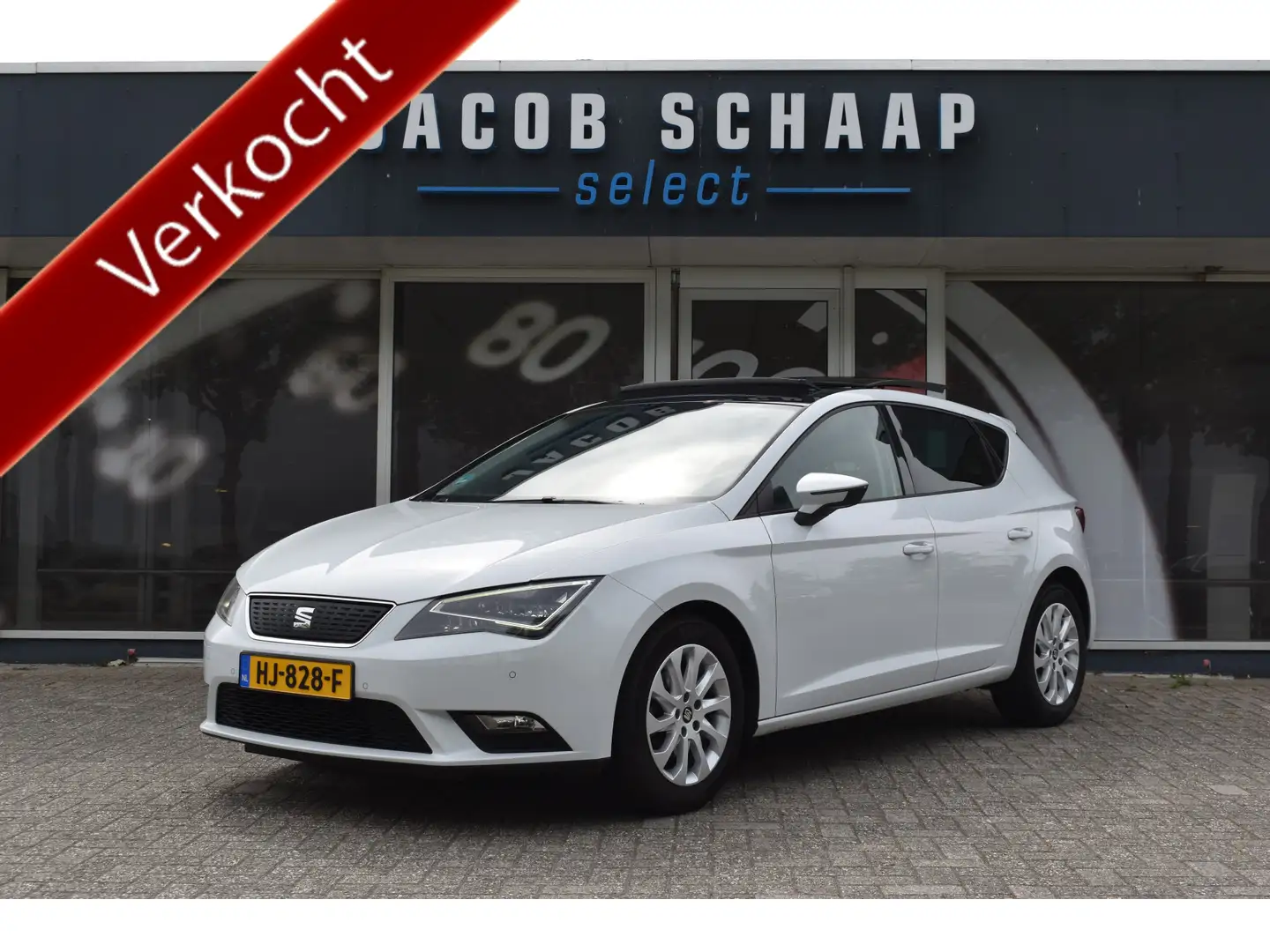 SEAT Leon 1.0 EcoTSI Style Connect / Schuif-/kanteldak / Cru Weiß - 1