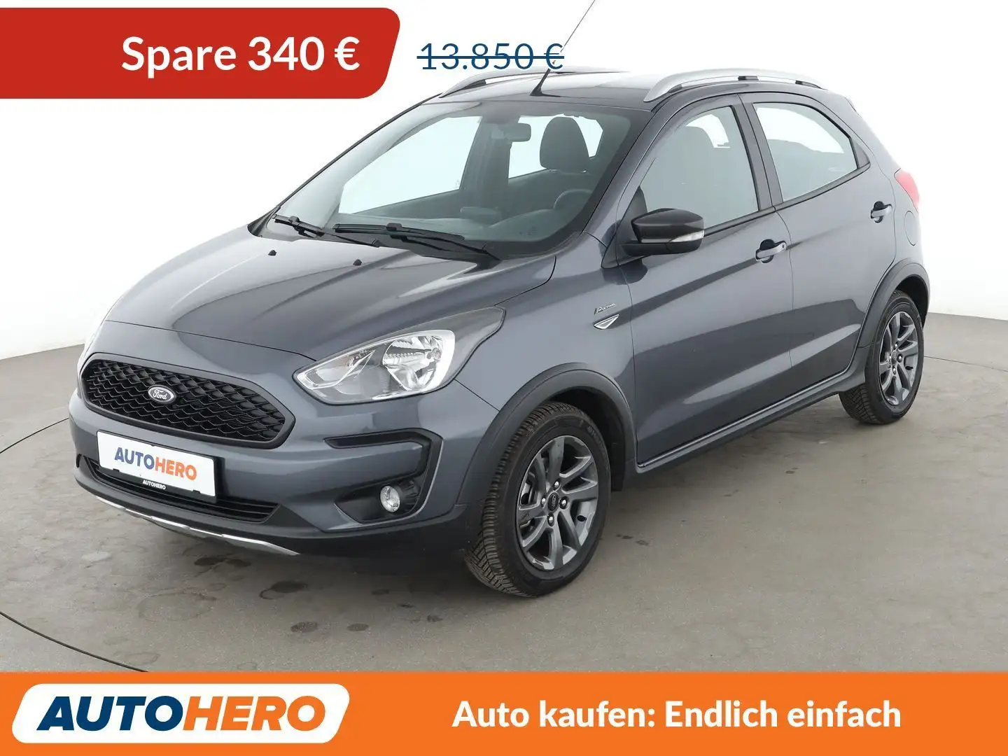 Ford Ka/Ka+ 1.2 Ti-VCT Active*TEMPO*LIM*PDC*SHZ*ALU* Grau - 1