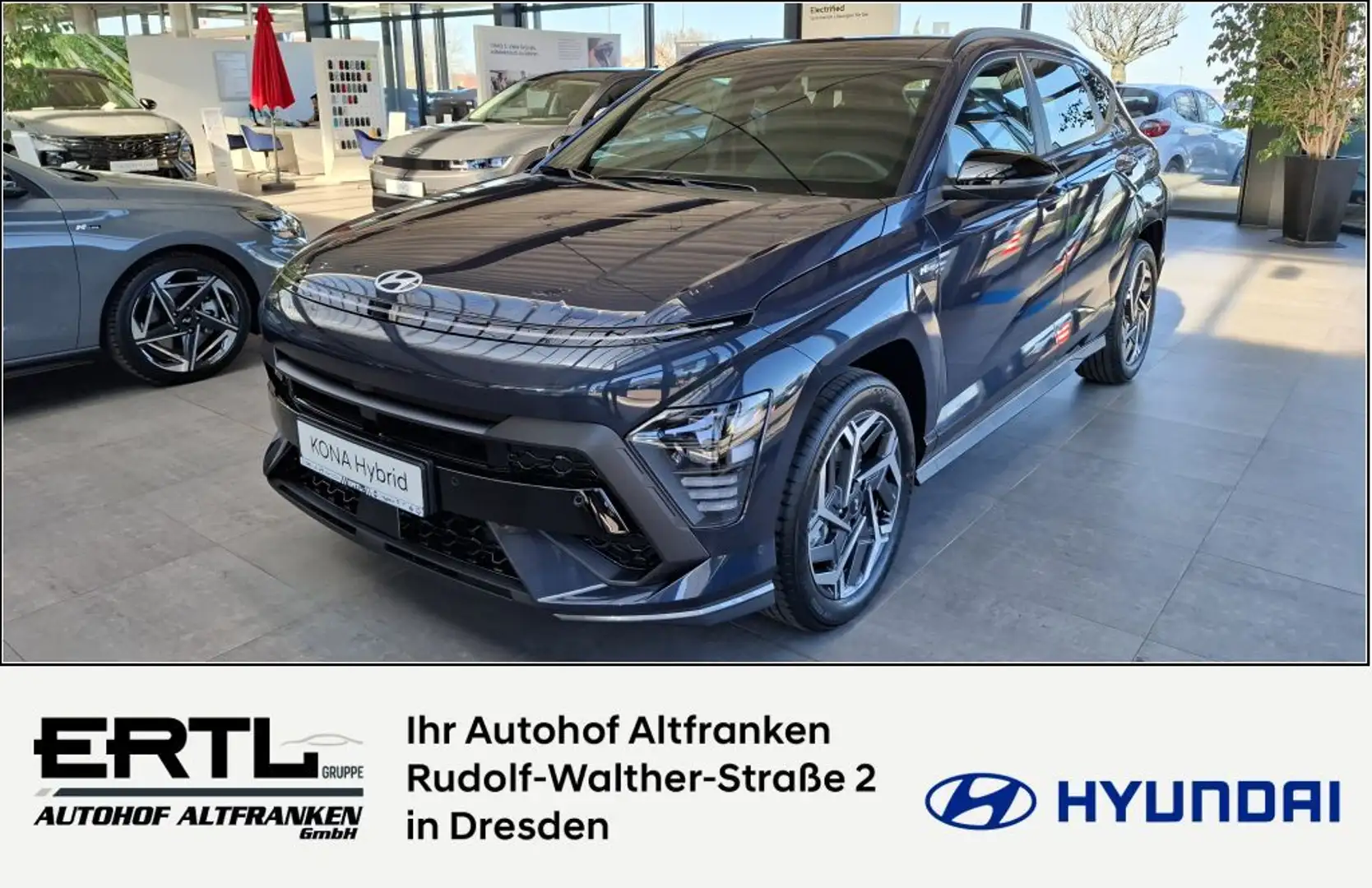 Hyundai KONA 1.6 GDI DCT Hybrid N Line Blau - 1