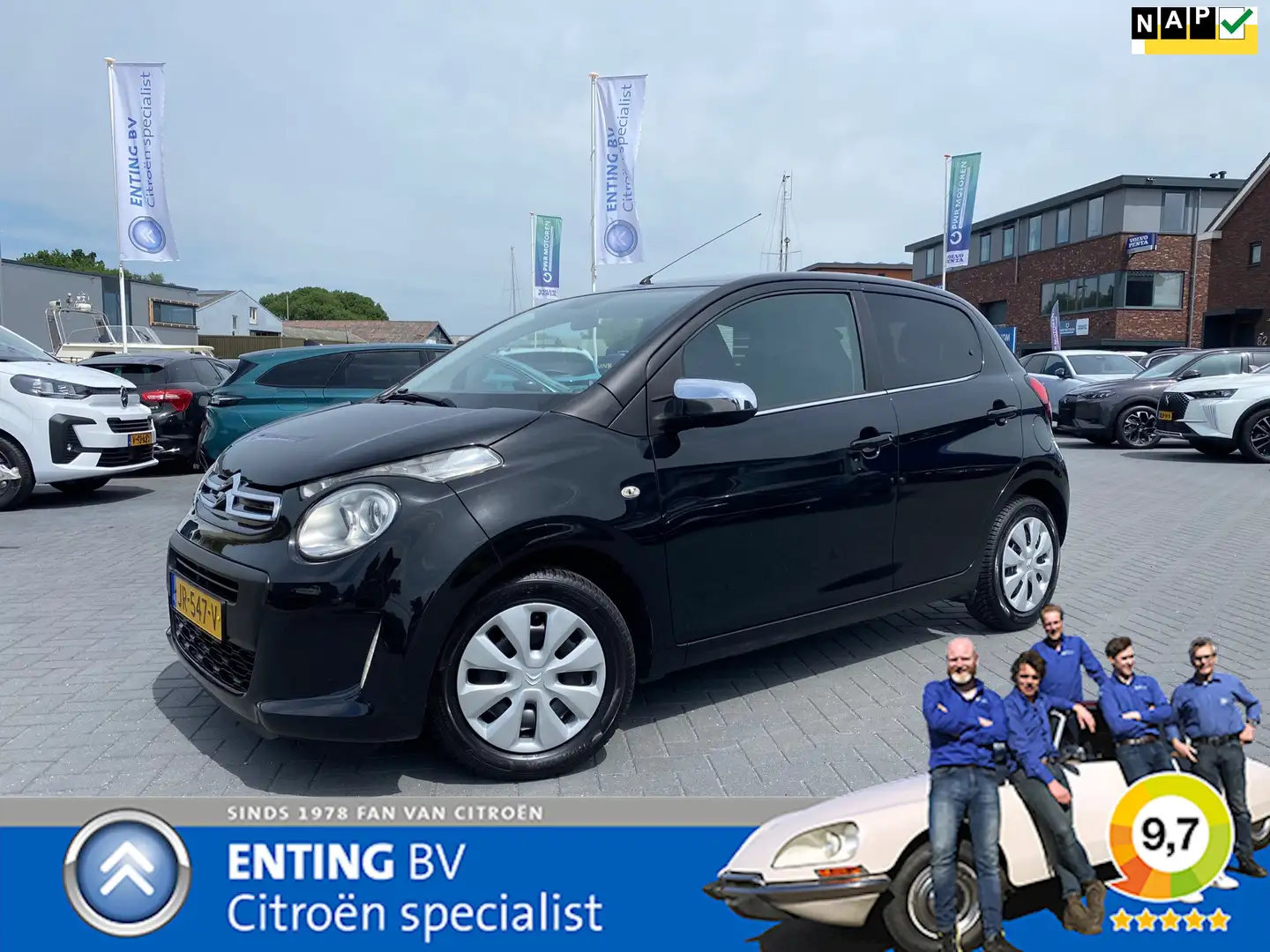 Citroen C1 1.0 e-VTi Style Edition NIEUWE ALL SEASONS BLUETOO Zwart - 1