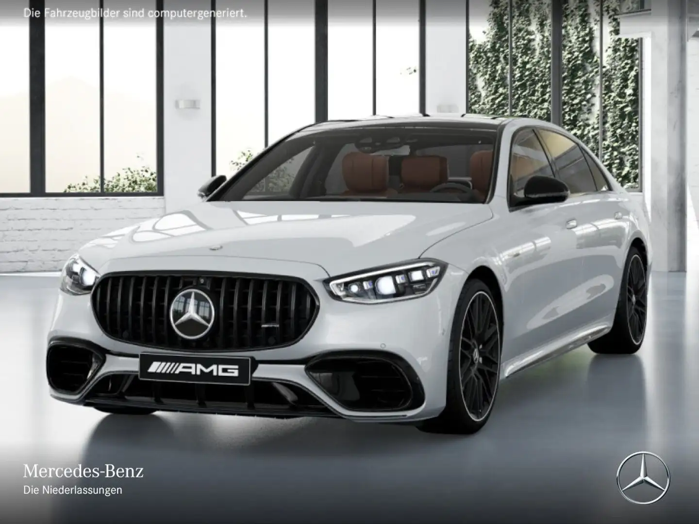 Mercedes-Benz S 63 AMG S 63 E PANO+360+DIGITAL-L+BURMESTER4D+FAHRASS+TV Bílá - 2