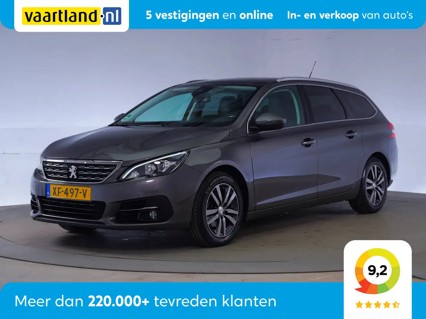 Peugeot 308 SW 1.5 BlueHDI Premium Aut. [ Panorama Leder Navi Grijs - 1
