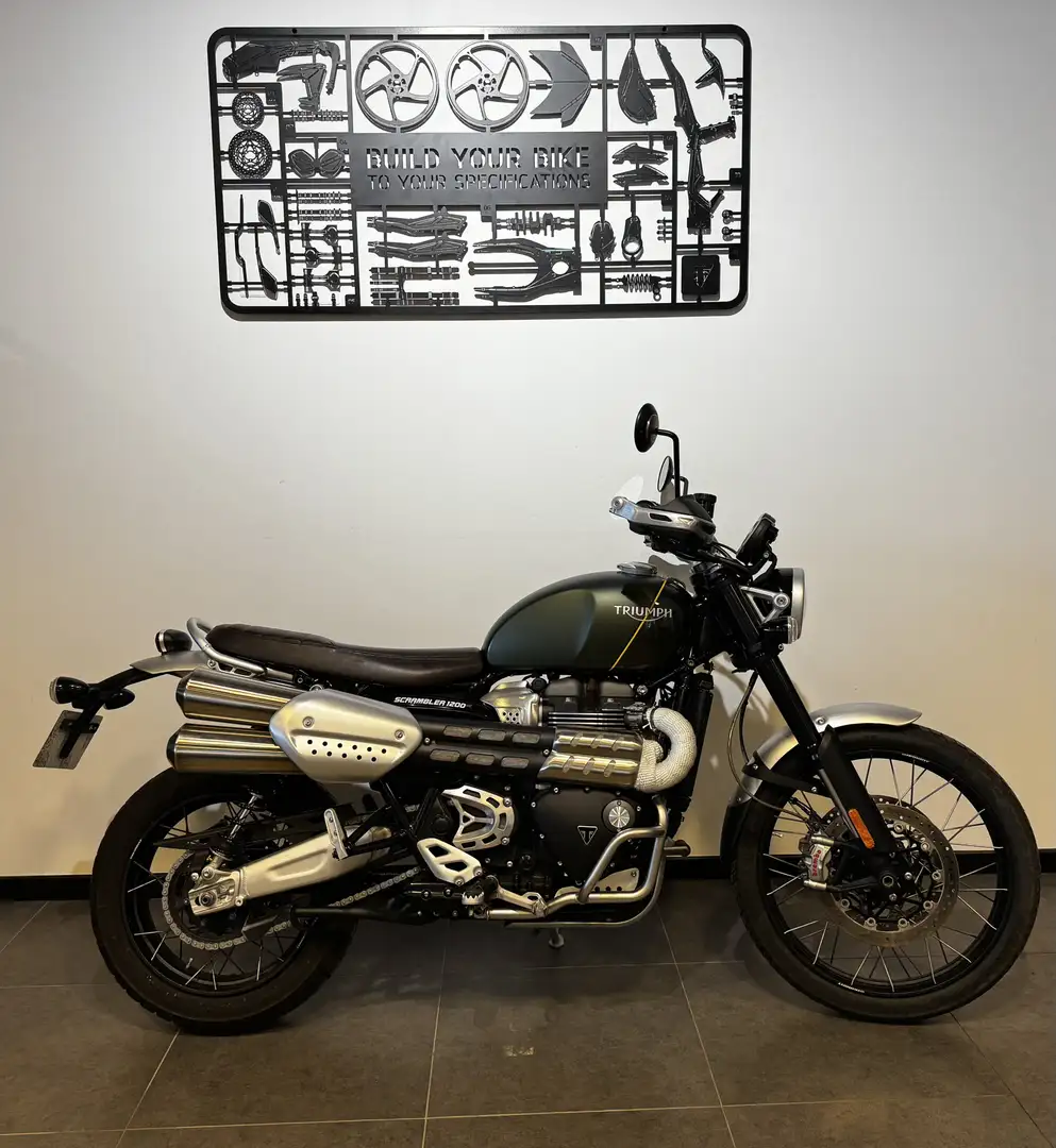 Triumph Scrambler Groen - 1