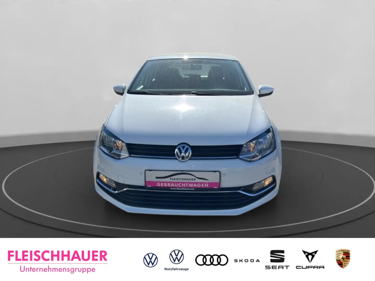 Volkswagen Polo V 1.2 Highline Klimaautom SHZ PDCv+h Berganfahrass Blanco - 2