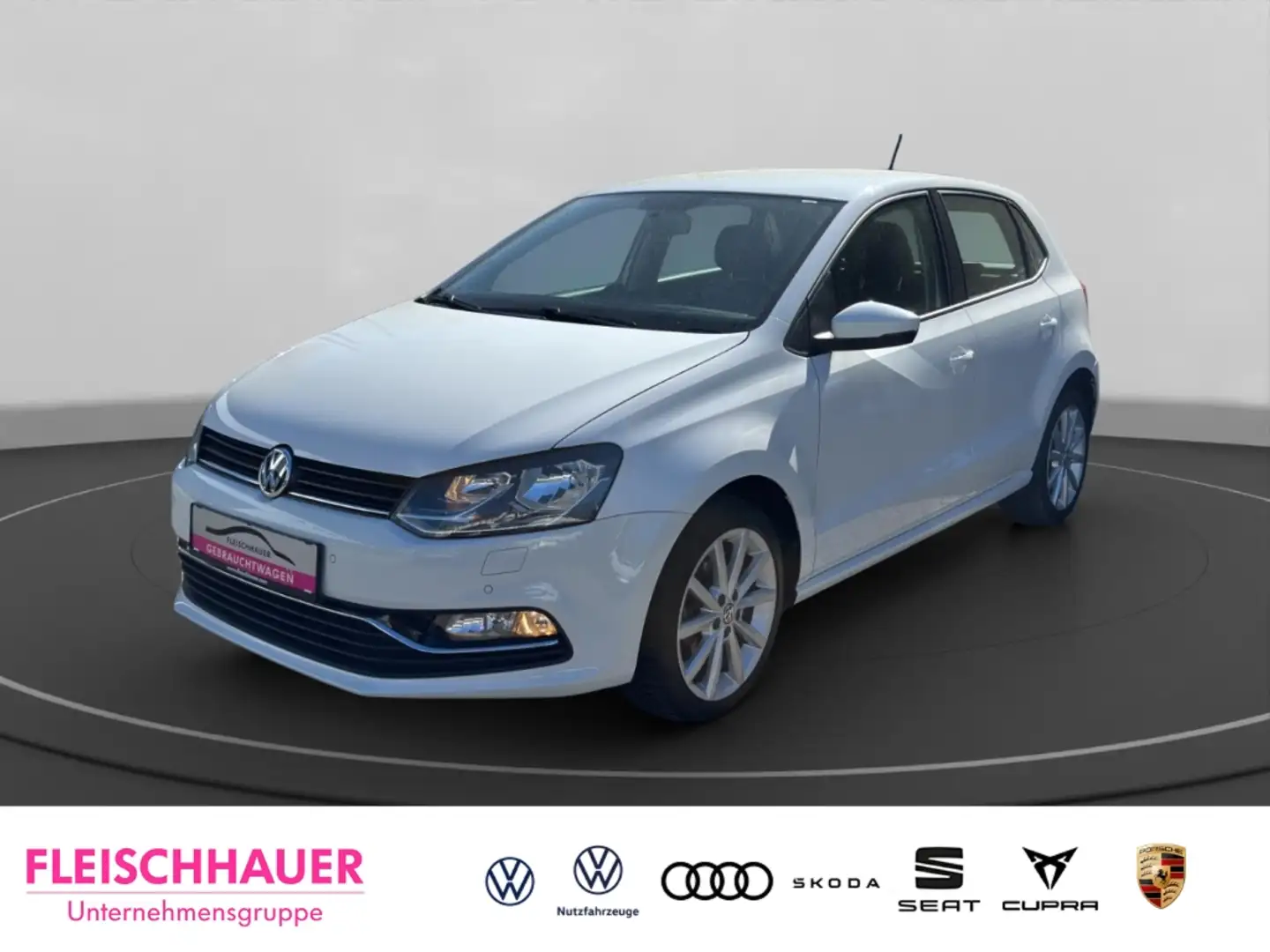 Volkswagen Polo V 1.2 Highline Klimaautom SHZ PDCv+h Berganfahrass Blanco - 1